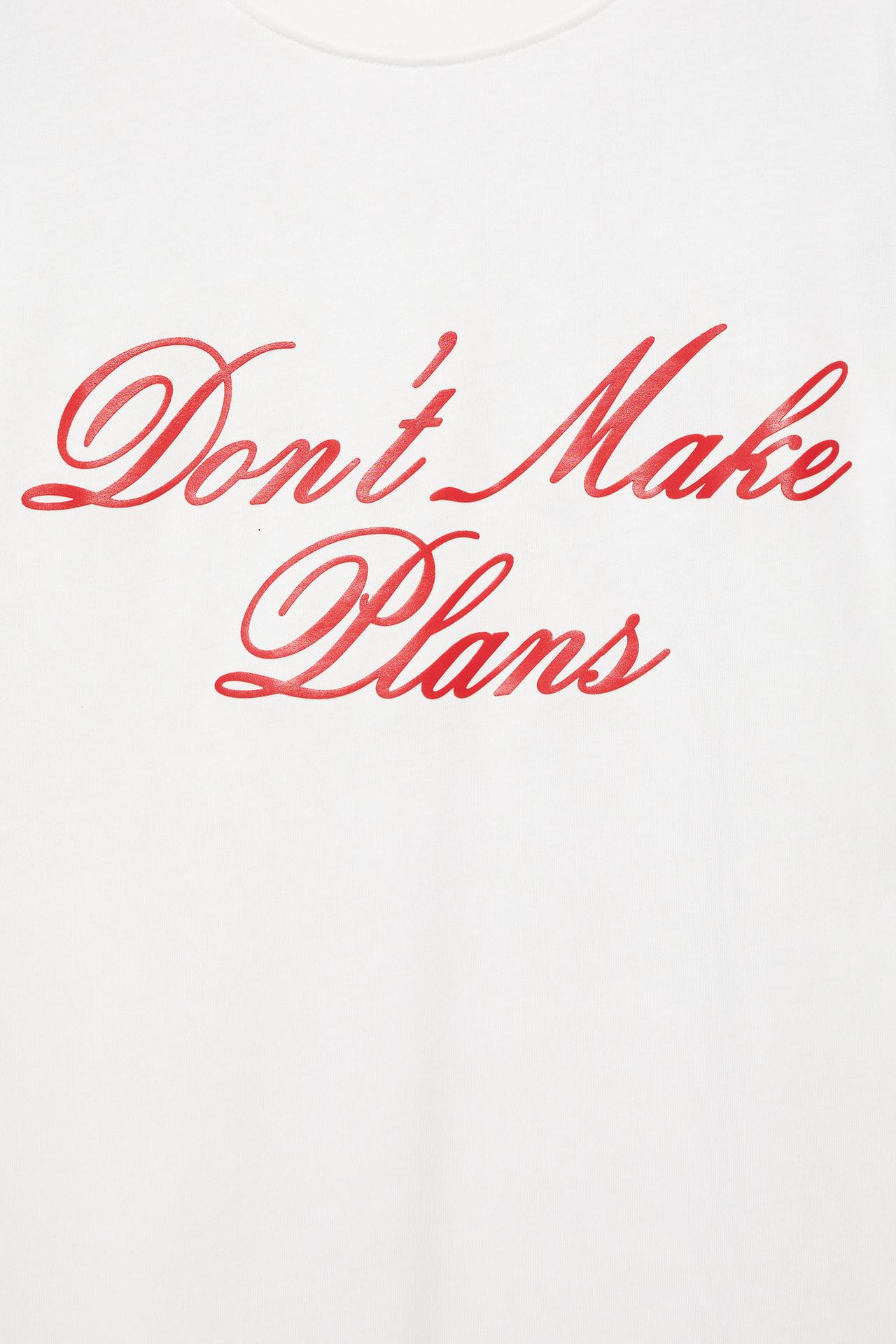Text print oversize T-shirt — Ice
