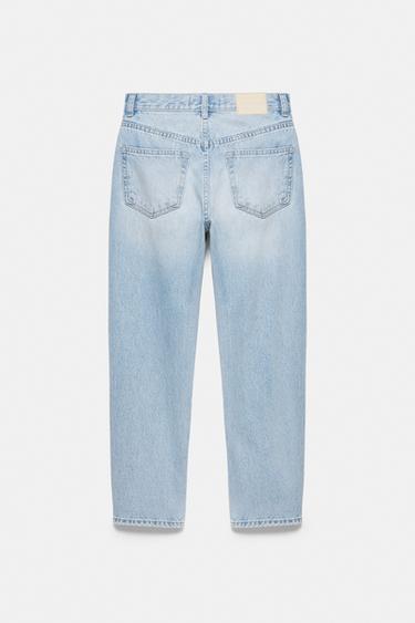 High-waist mom fit jeans — Faded blue 6