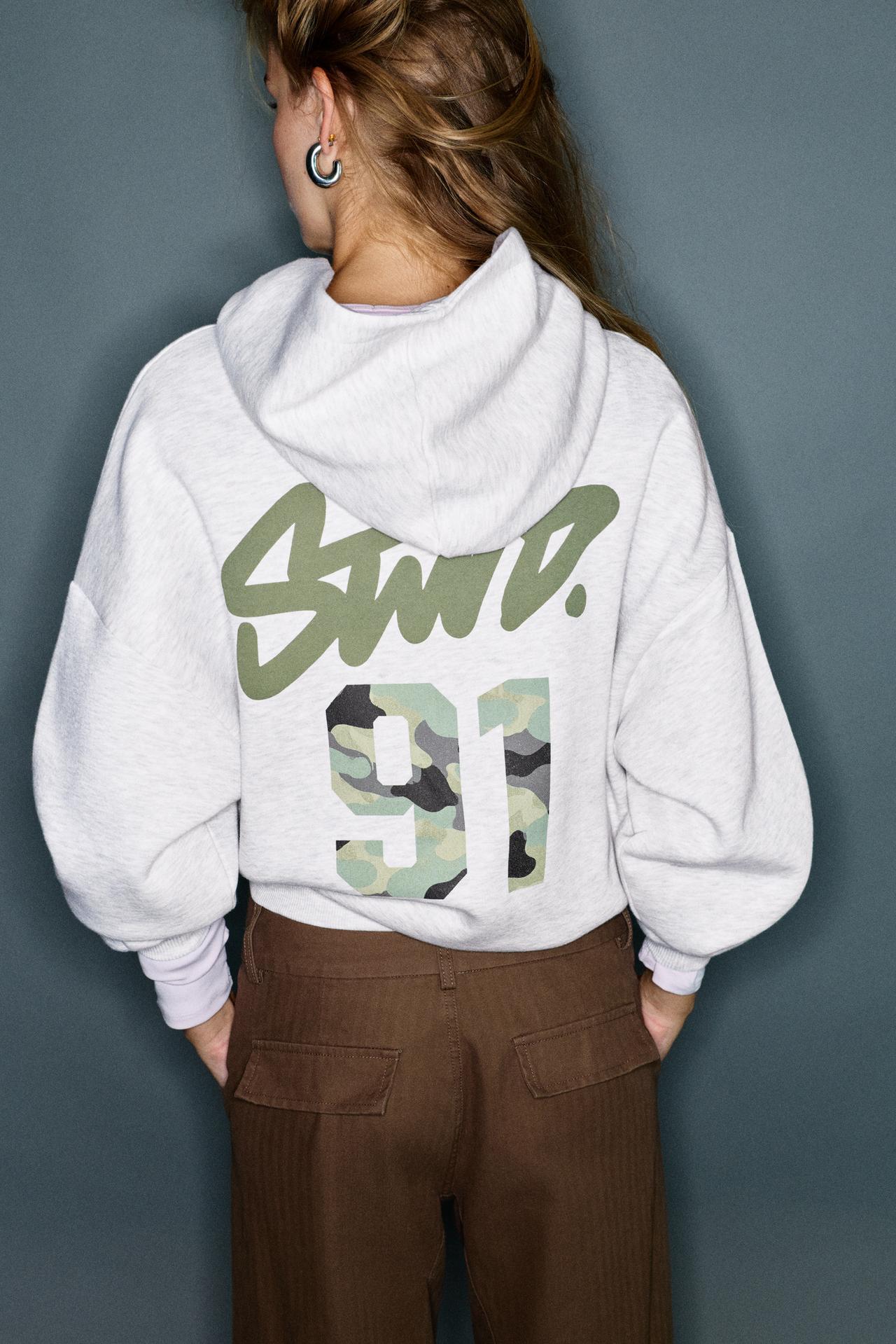 STWD 91 hoodie — Grey marl