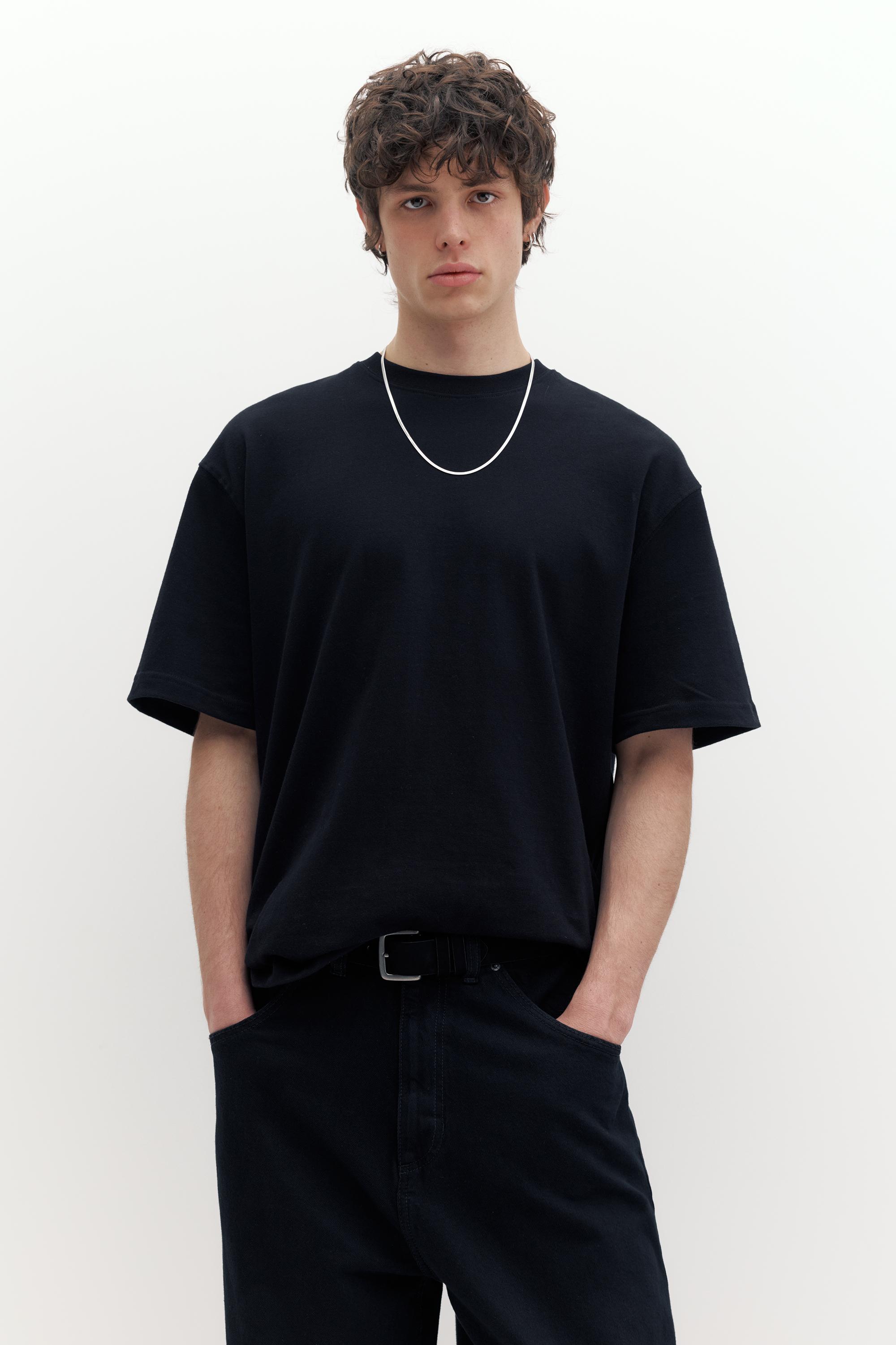 Premium-T-Shirt Mit Kurzen Ärmeln