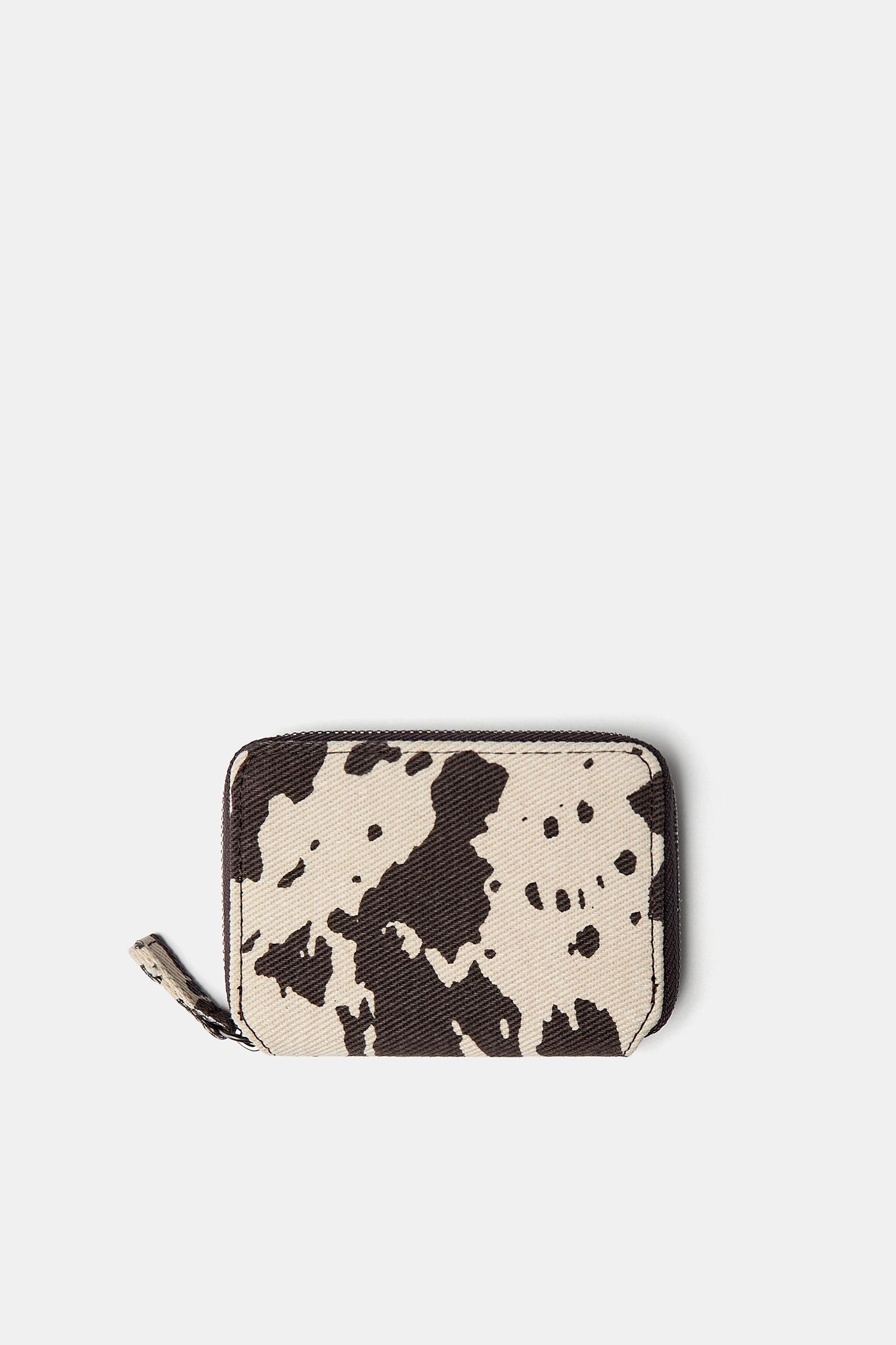 Brieftasche Mit Kuhmuster