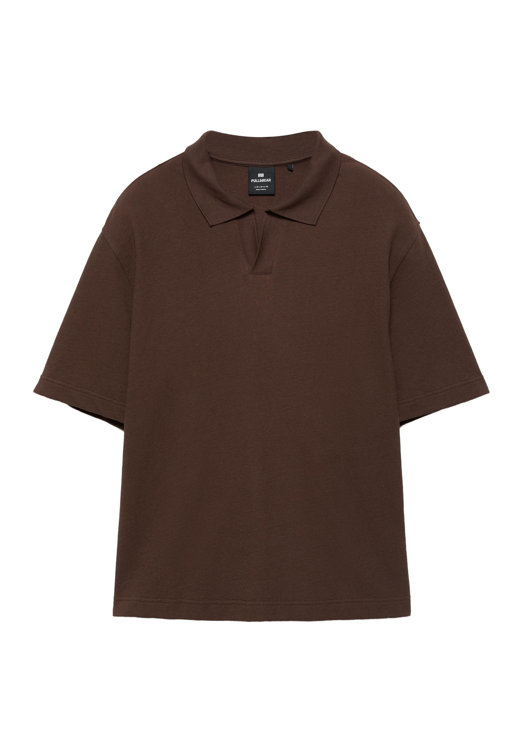 Dokulu kısa kollu polo - Görsel 3