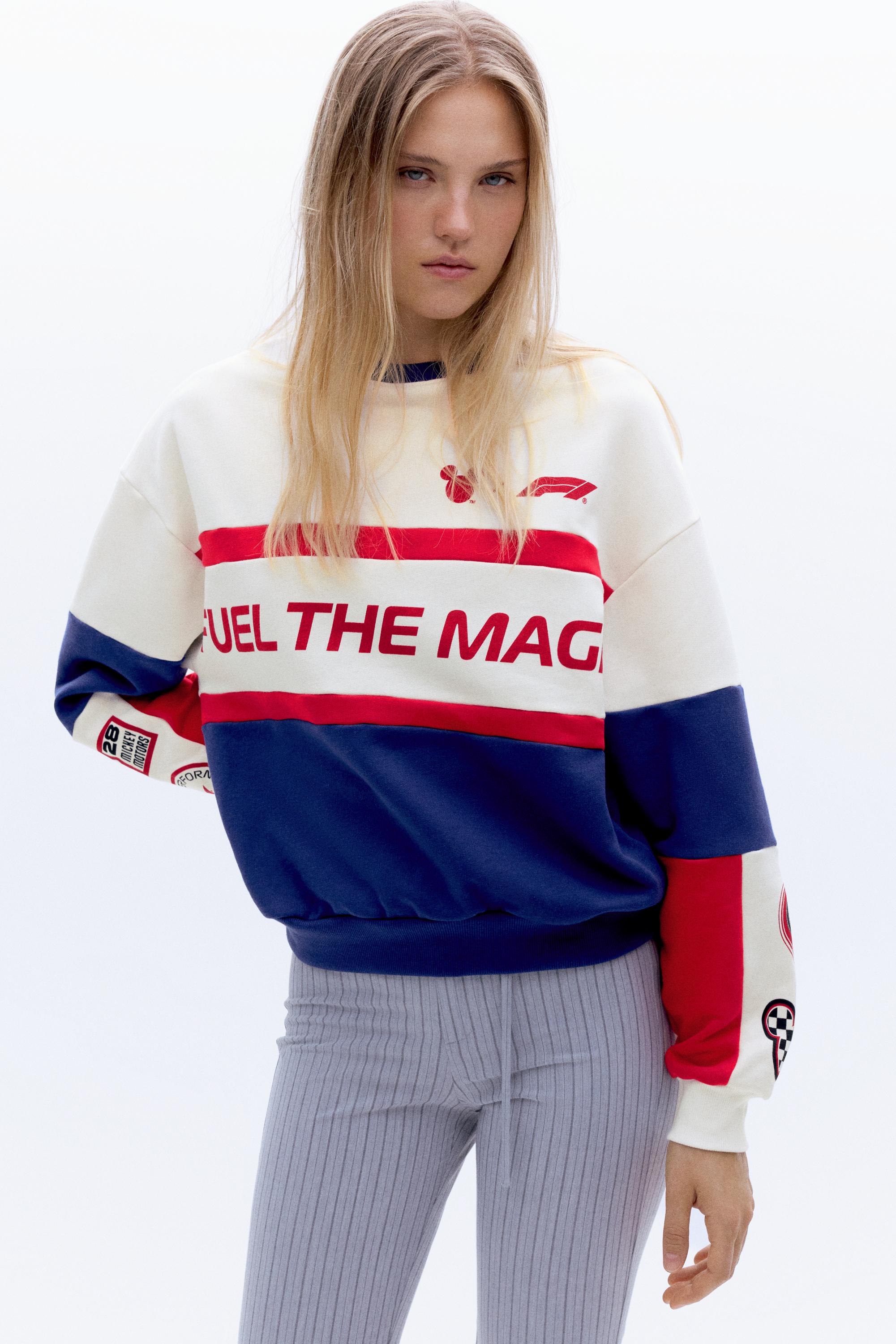 Sudadera paneles Disney x F1
