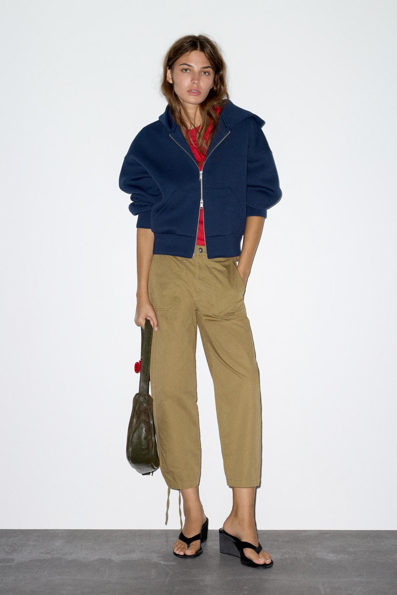 Cargo capris — Pale khaki