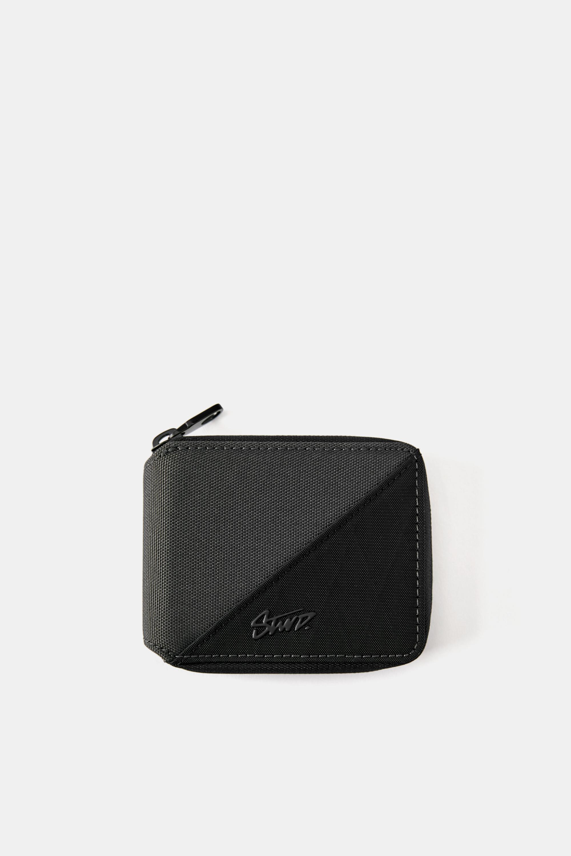 STWD nylon wallet — Grey