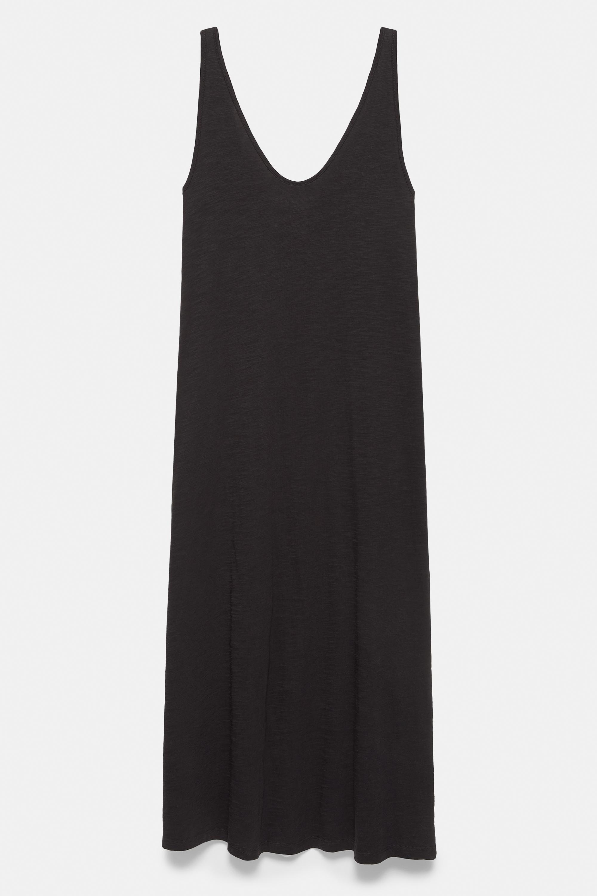 Strappy midi dress — Anthracite grey