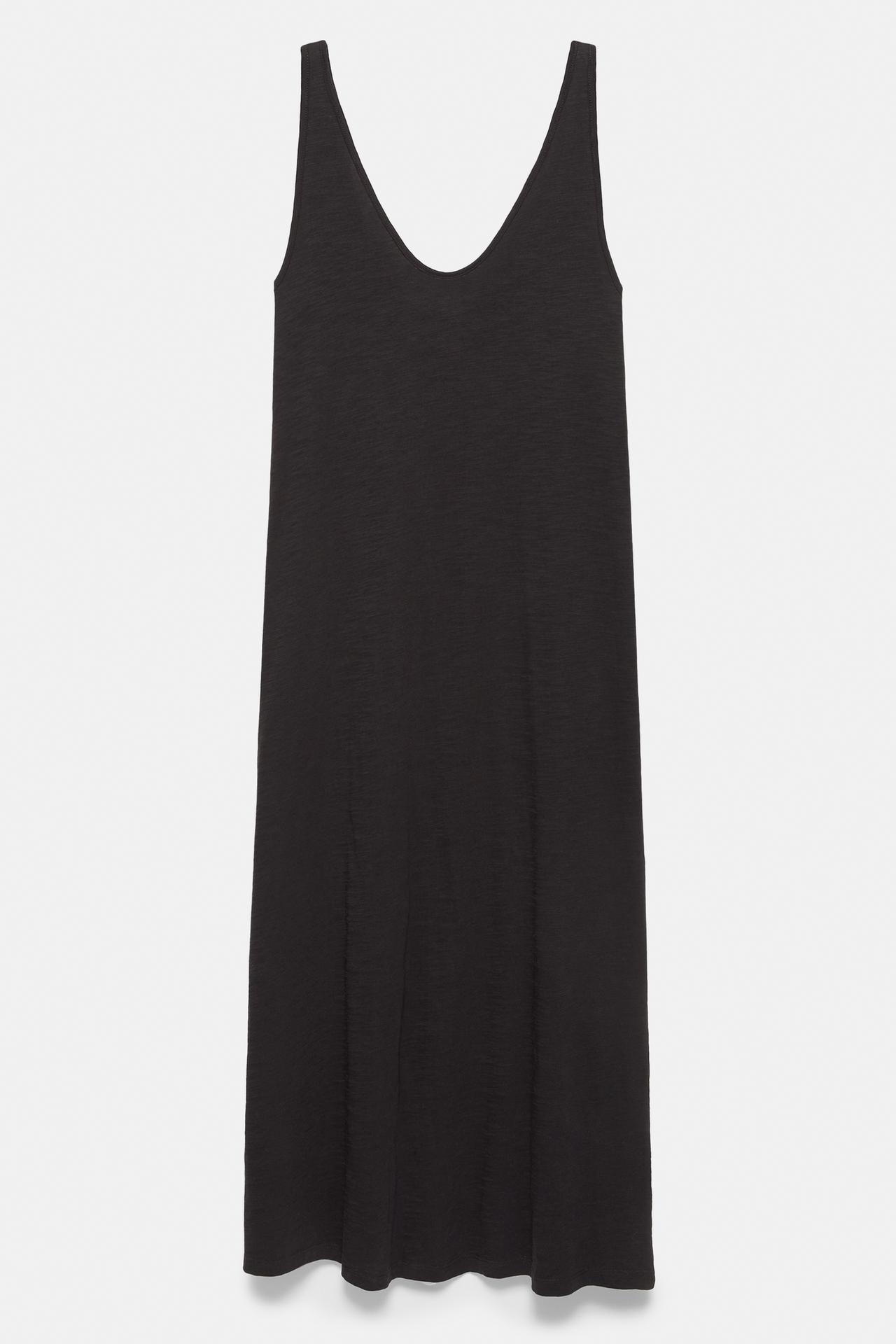 Strappy midi dress — Anthracite grey