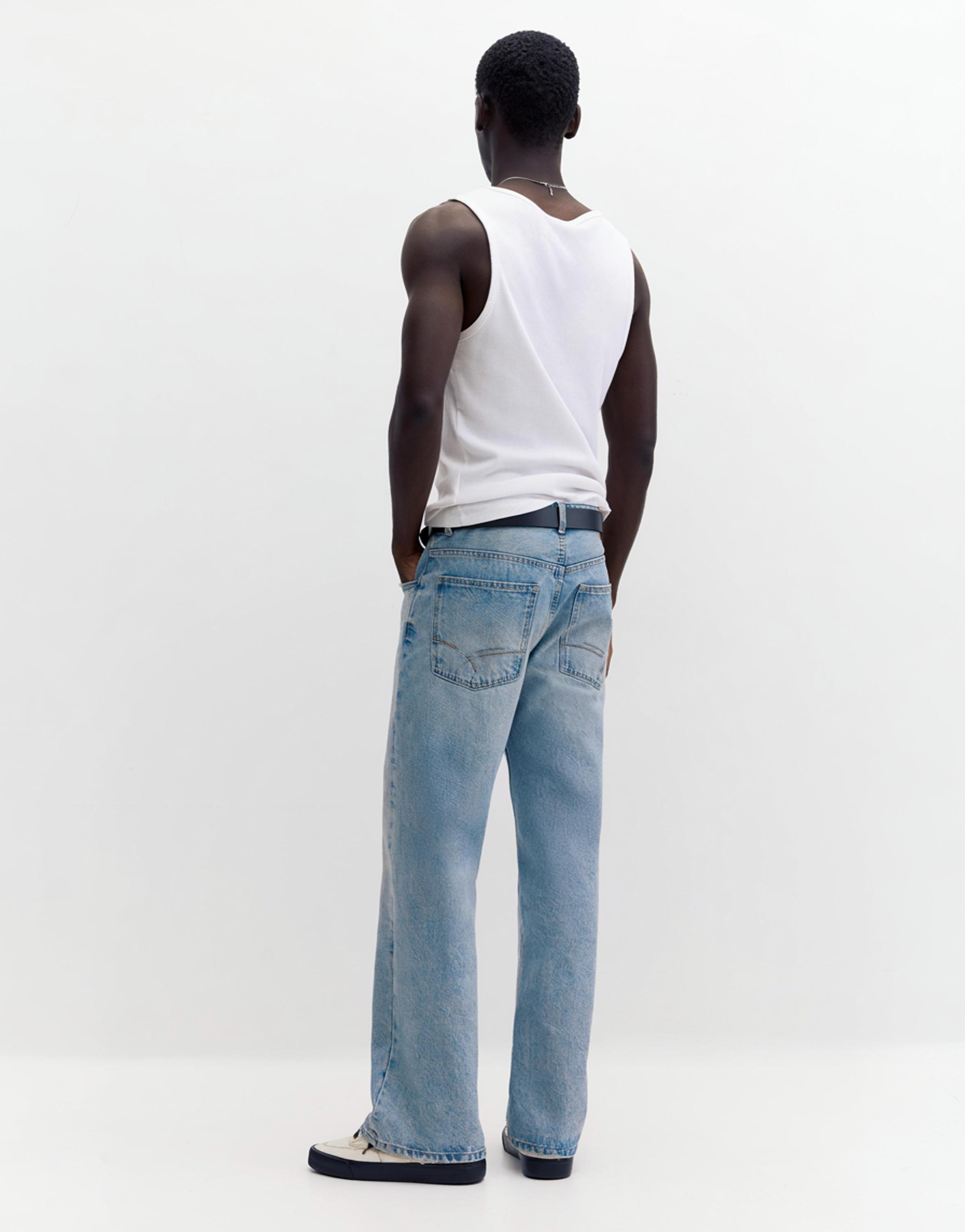 Ribbed tank top — White