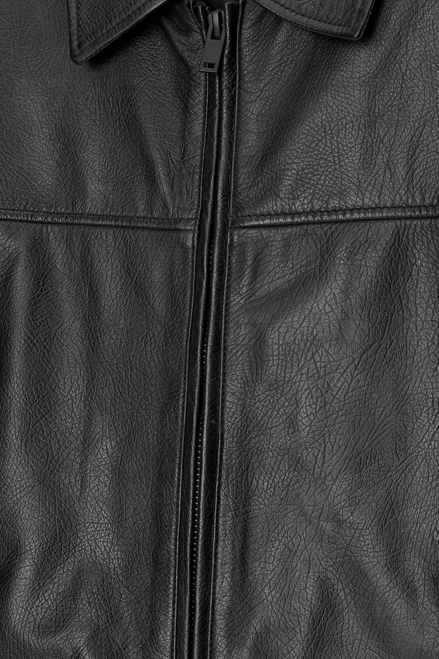 Black label leather jacket hotsell