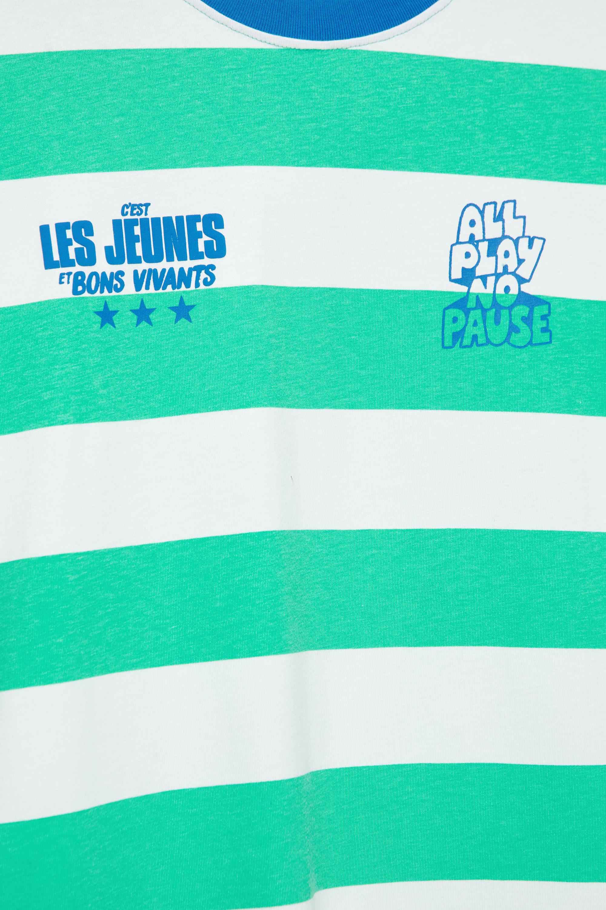 STWD striped T-shirt — Green