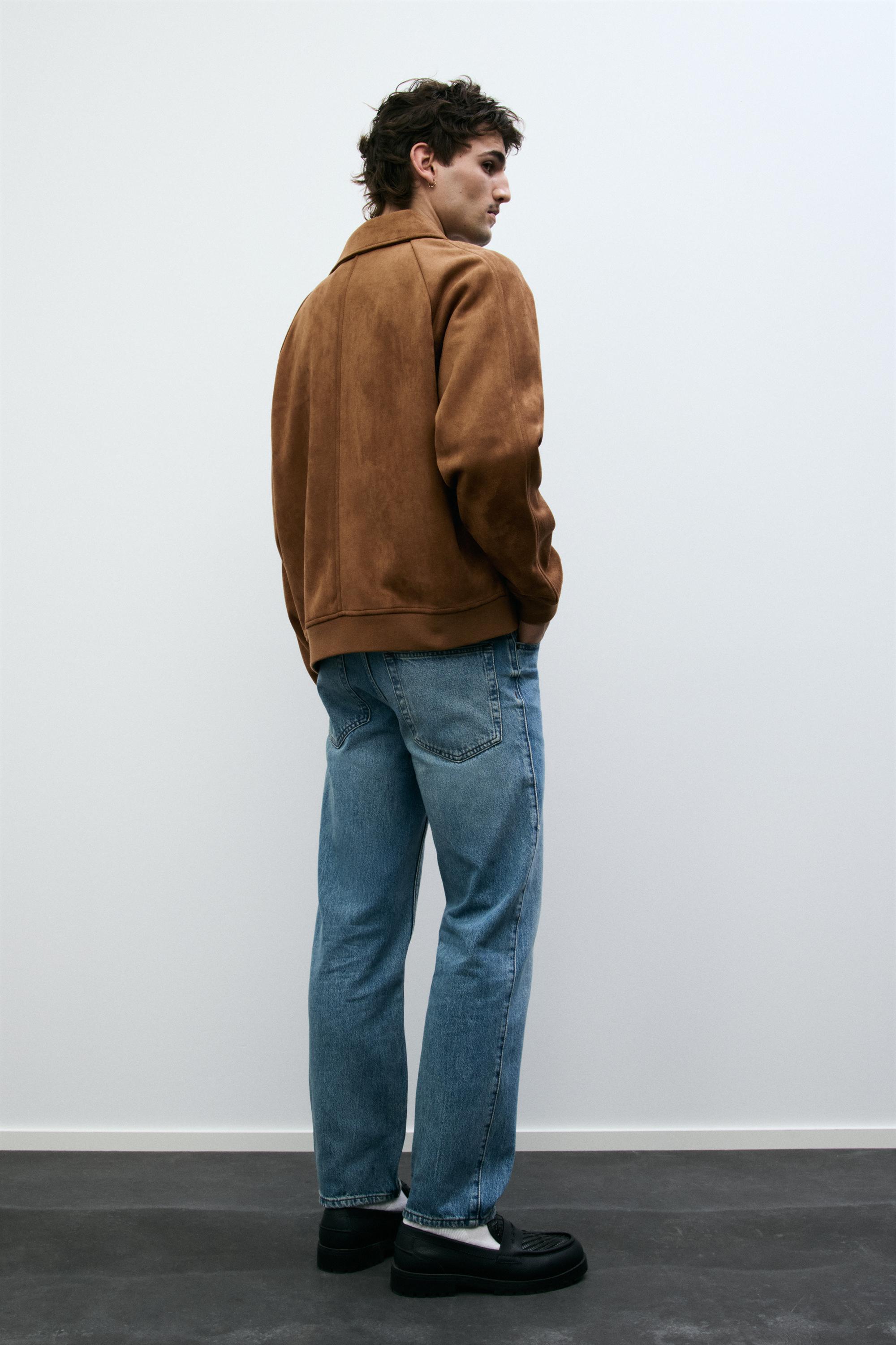 Suni süet ceket - Görsel 2