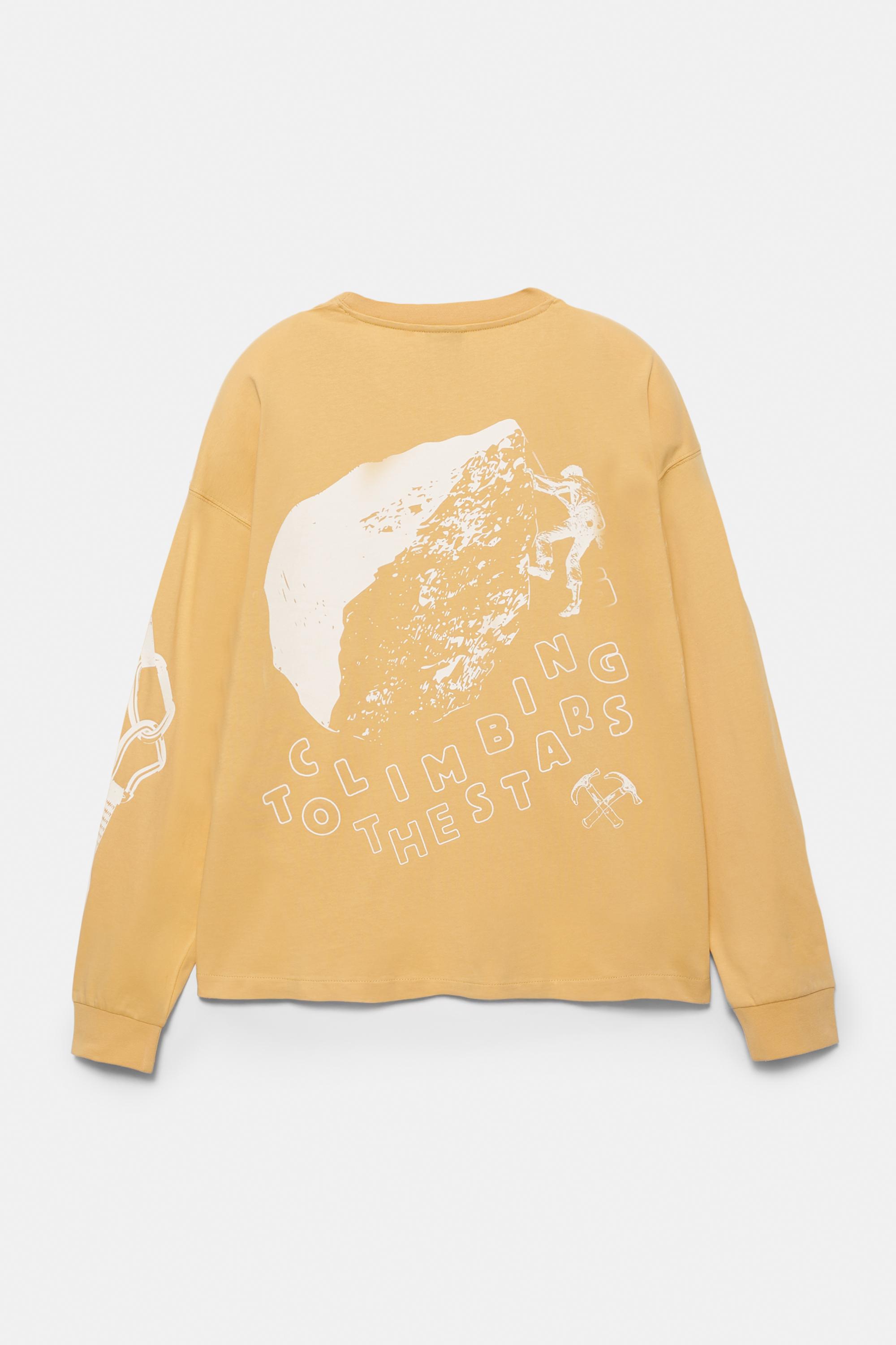 Cepli uzun kollu tişört - Görsel 8