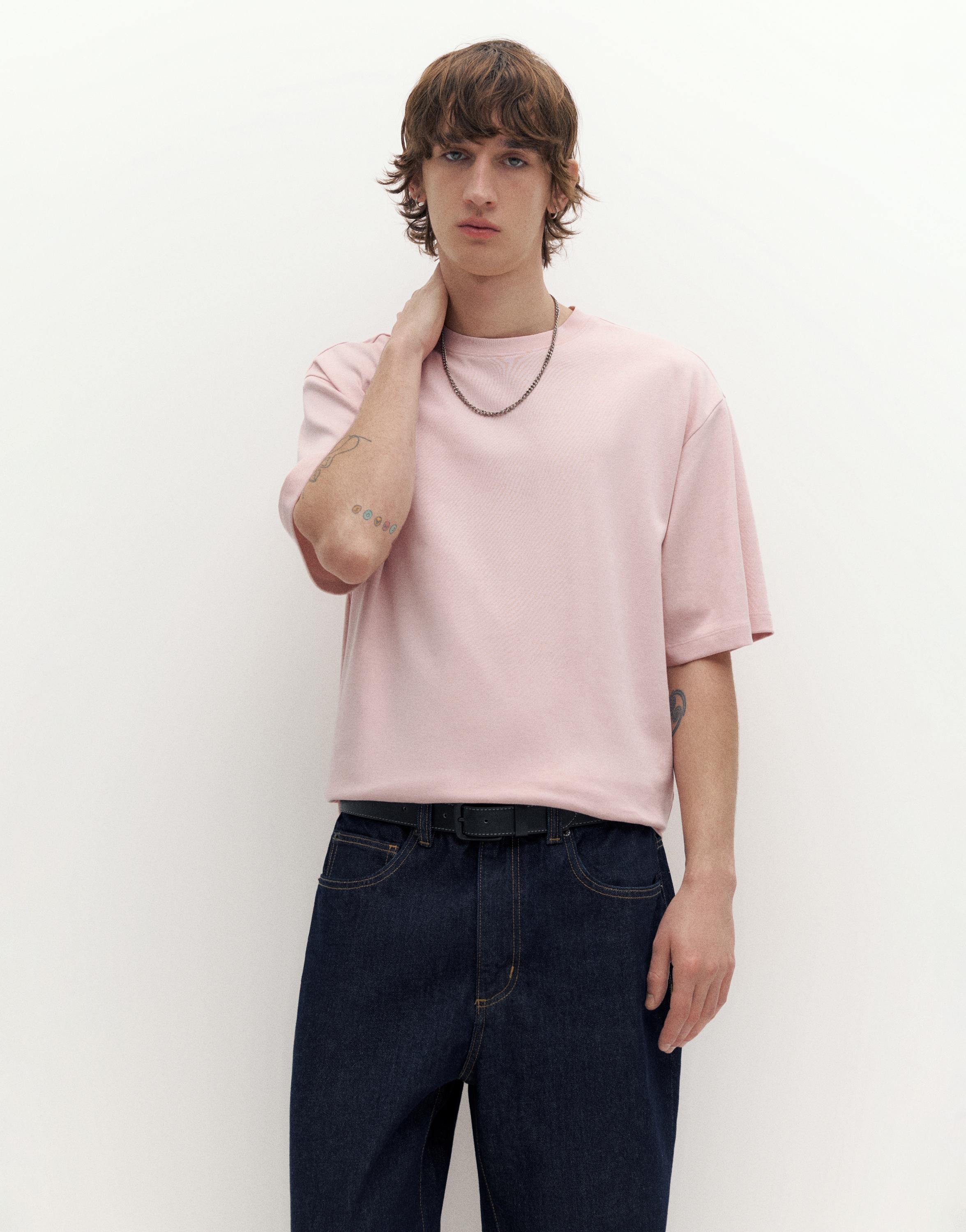 Boxy T-shirt — Pink