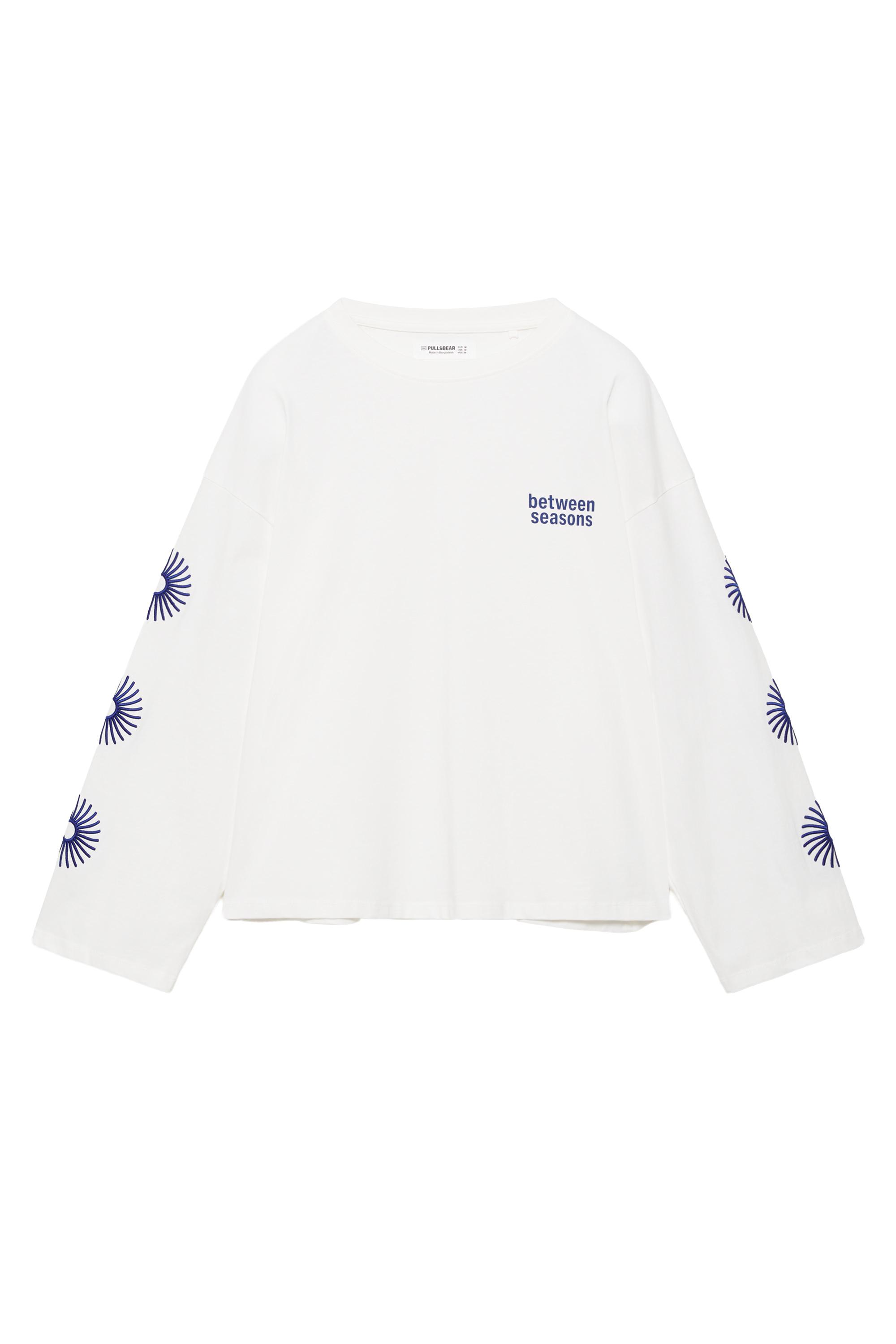 Güneş grafik detaylı t-shirt - Görsel 3