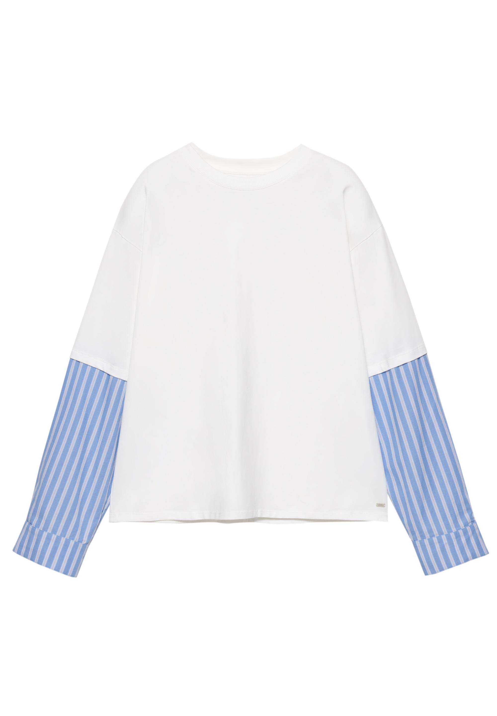 Çift gömlek kollu t-shirt