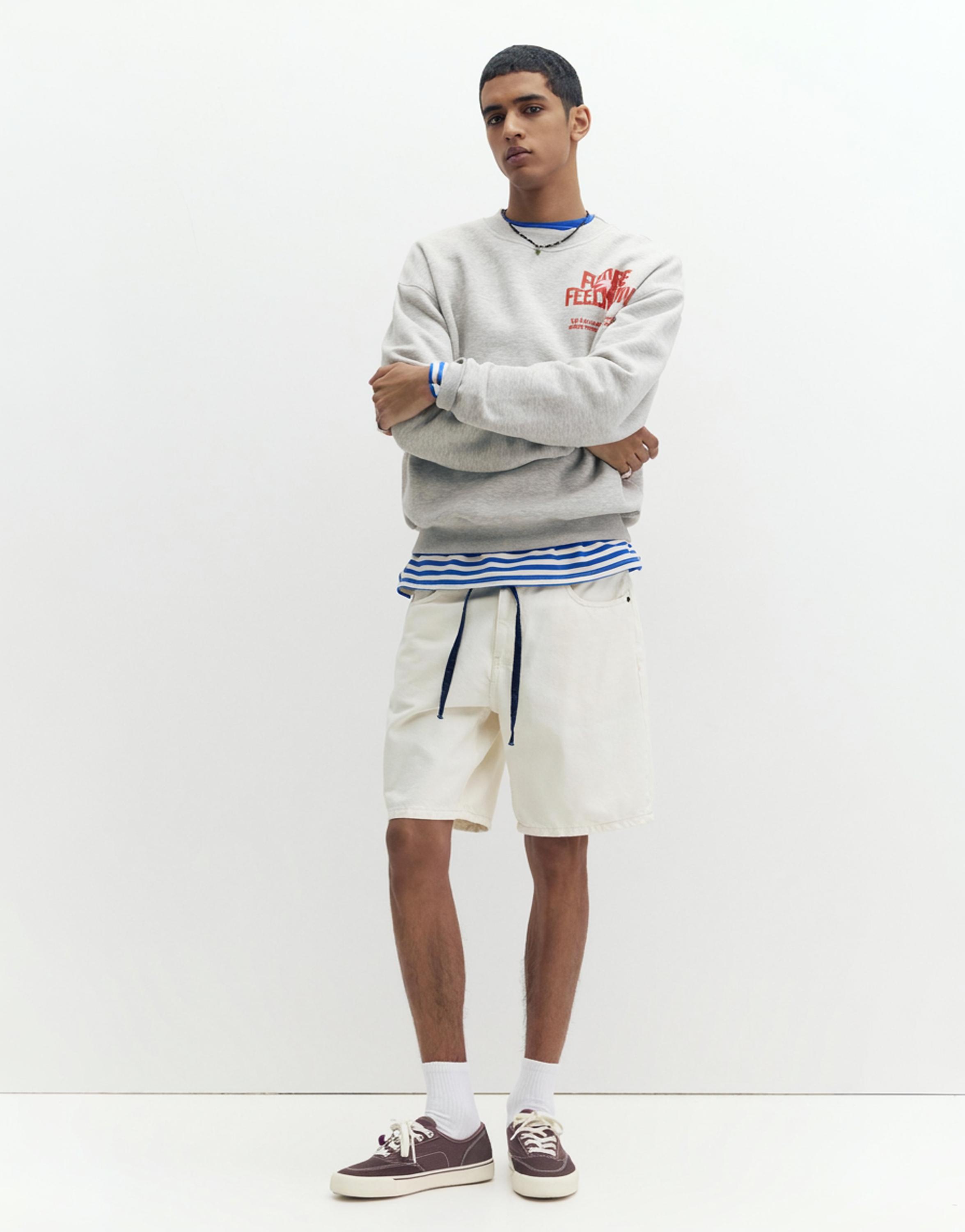 Gri Future sweatshirt - Görsel 11