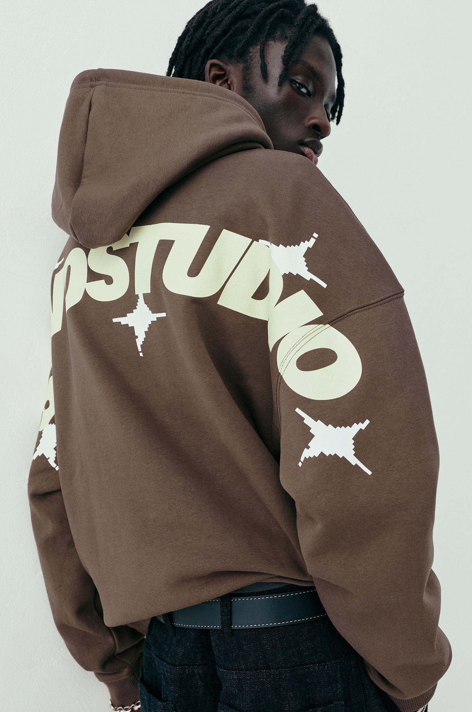 STWD Studio kapüşonlu sweatshirt - Görsel 18