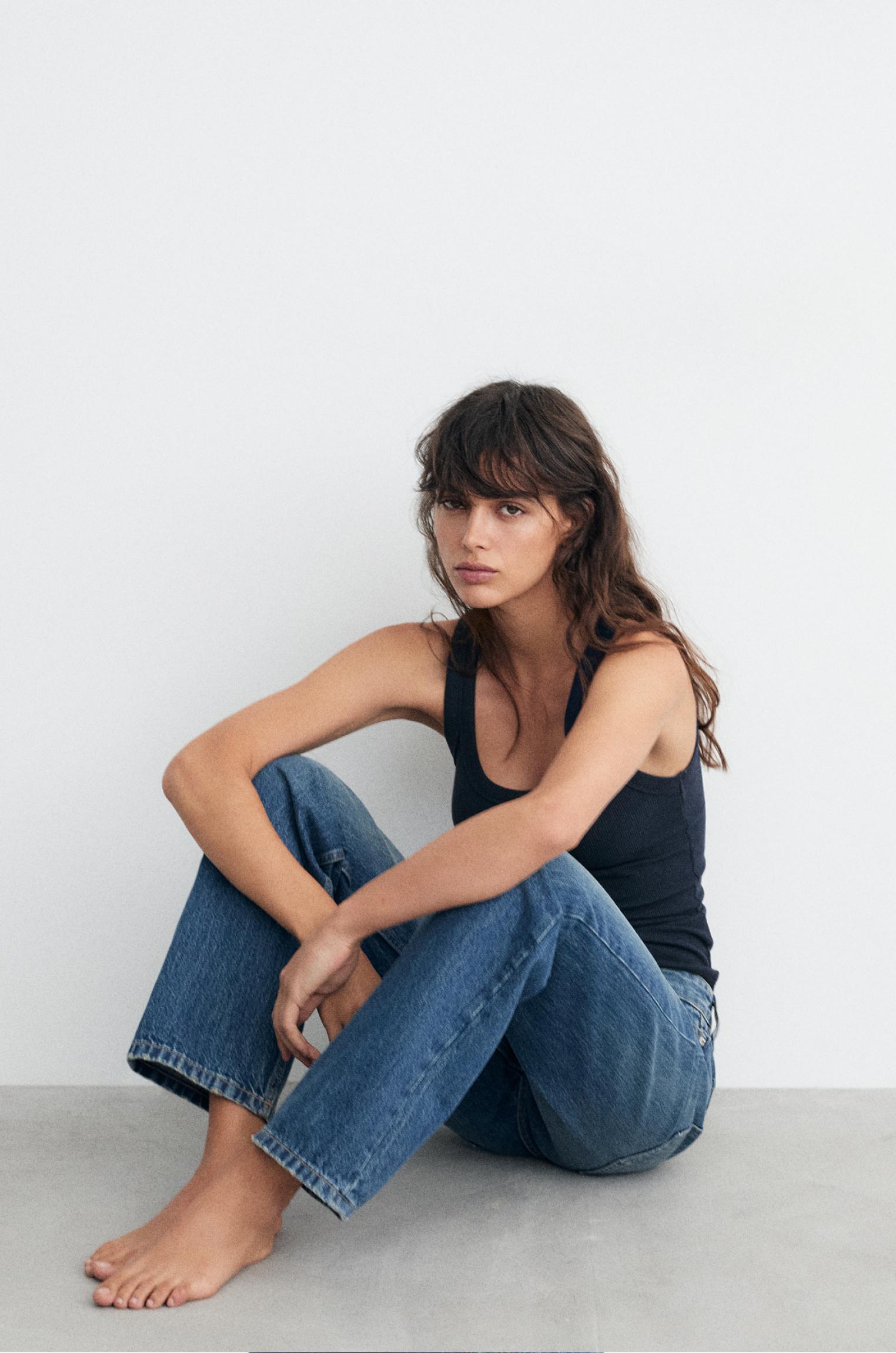 Basic tank top — Navy