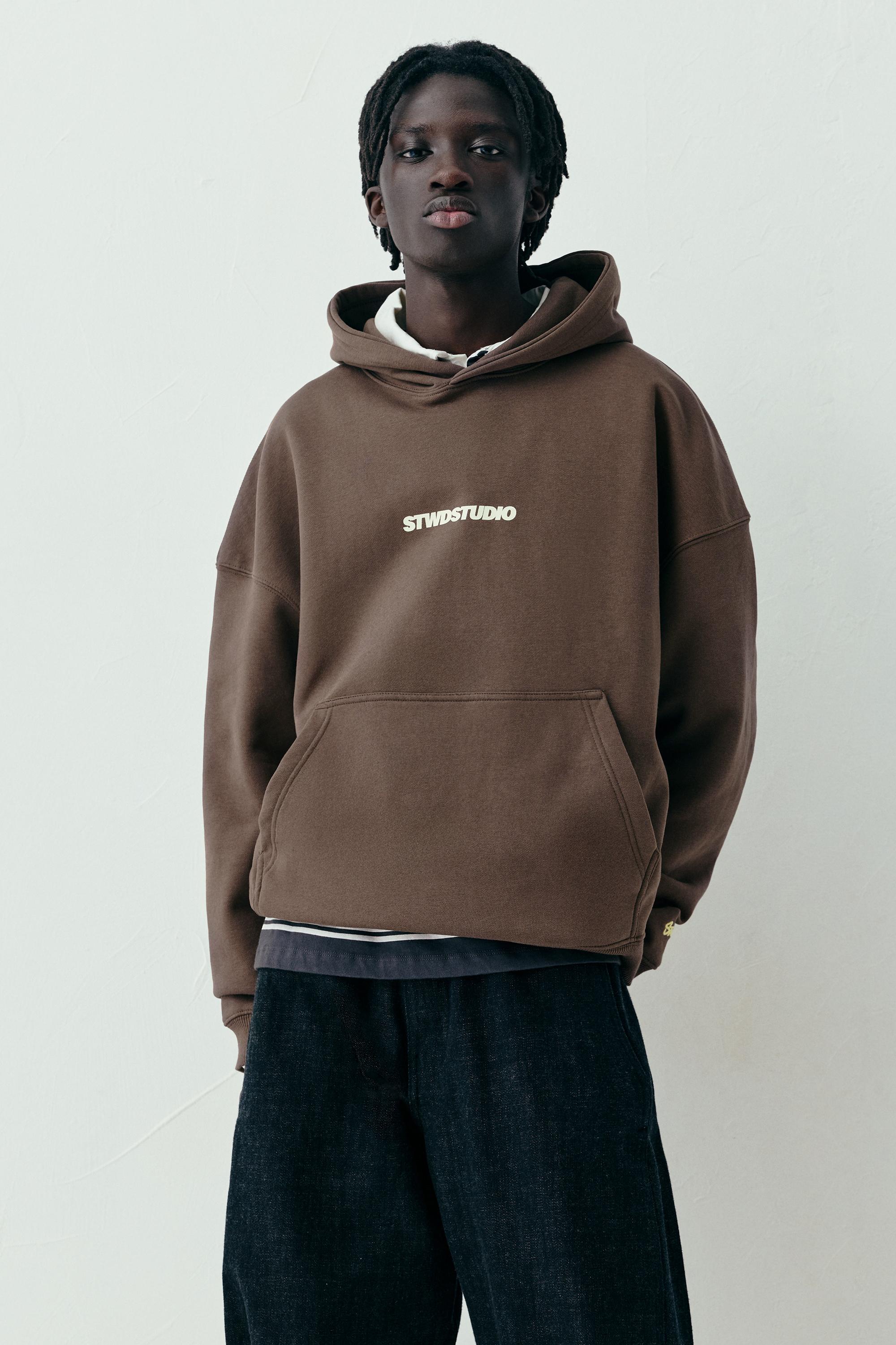 STWD Studio kapüşonlu sweatshirt - Görsel 7