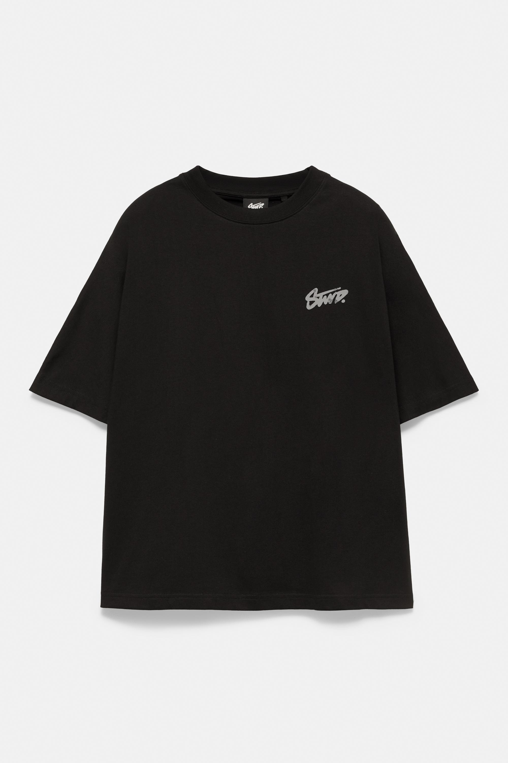 STWD graffiti logo T-shirt — Black