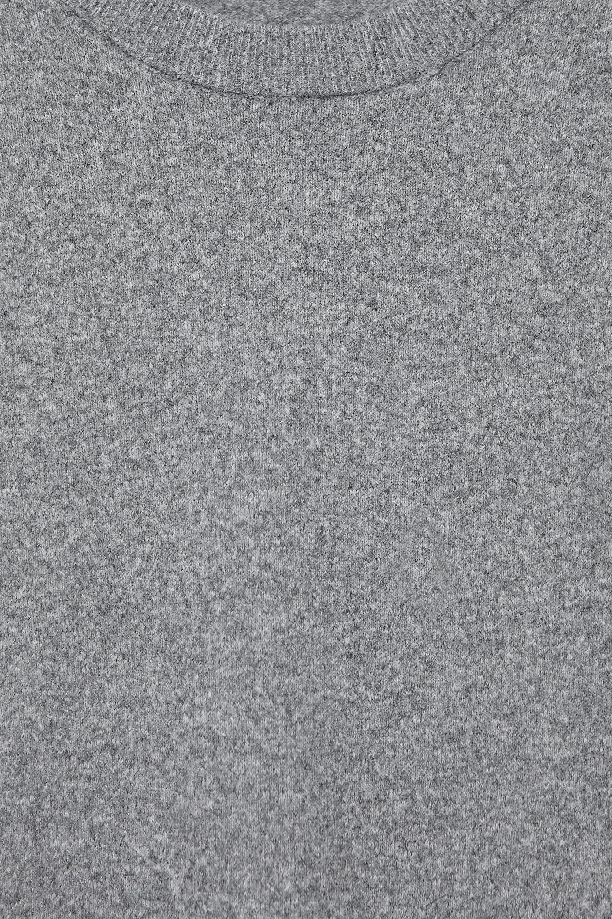 Soft knit jumper — Grey marl