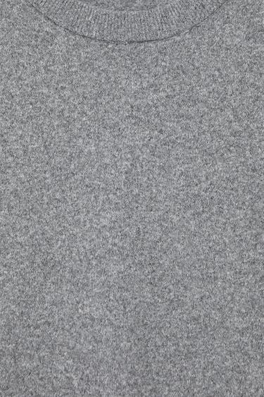 Basic soft knit jumper — Grey marl 7
