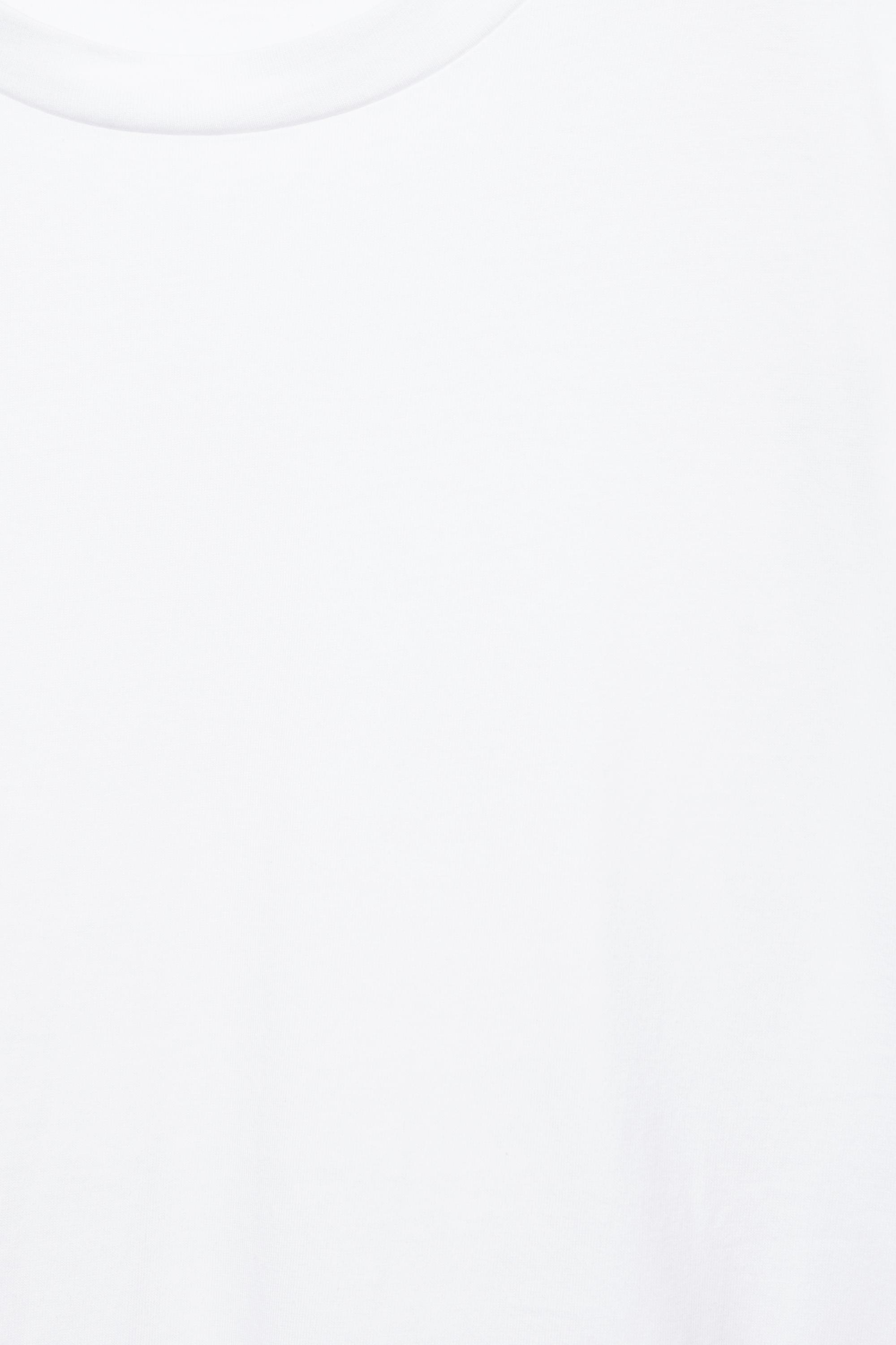 Boxy-fit long sleeve T-shirt — White