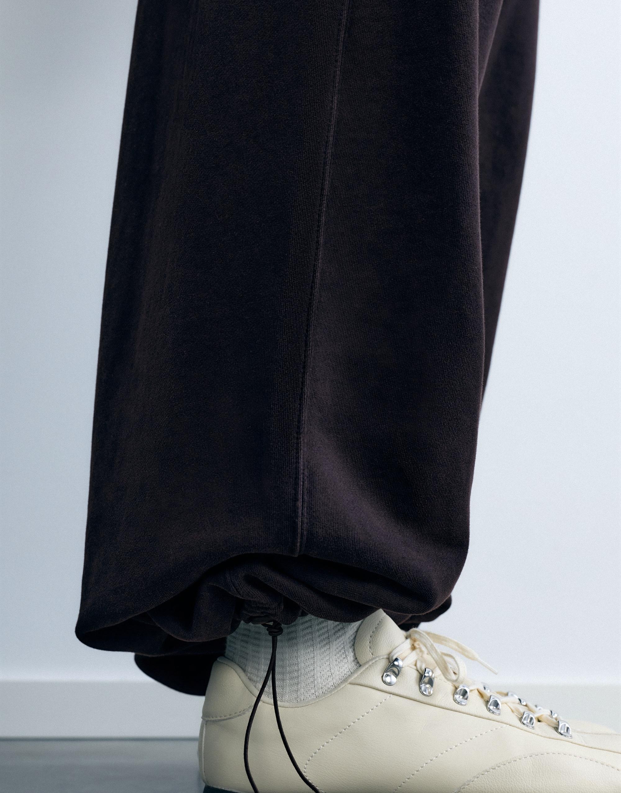 Pull&Bear Paçası lastikli jogger pantolon görsel 7