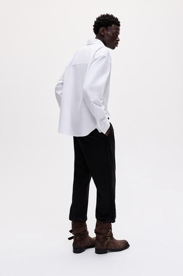 Oscar Ouyang pleated shirt — Off white 2