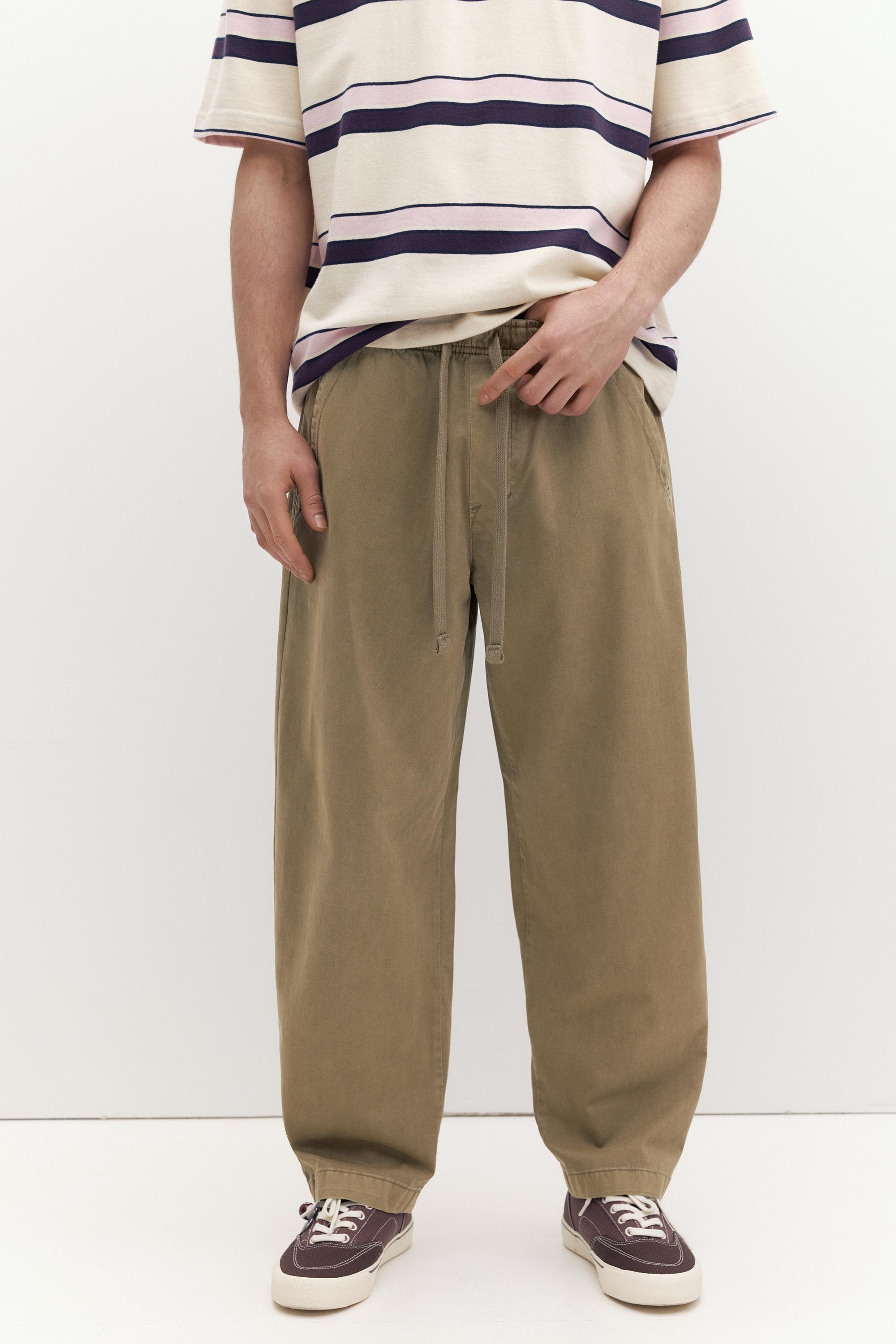 Baggy jogger pants — Brown