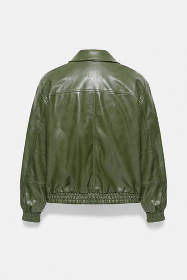 Leather-effect jacket — Bottle 7