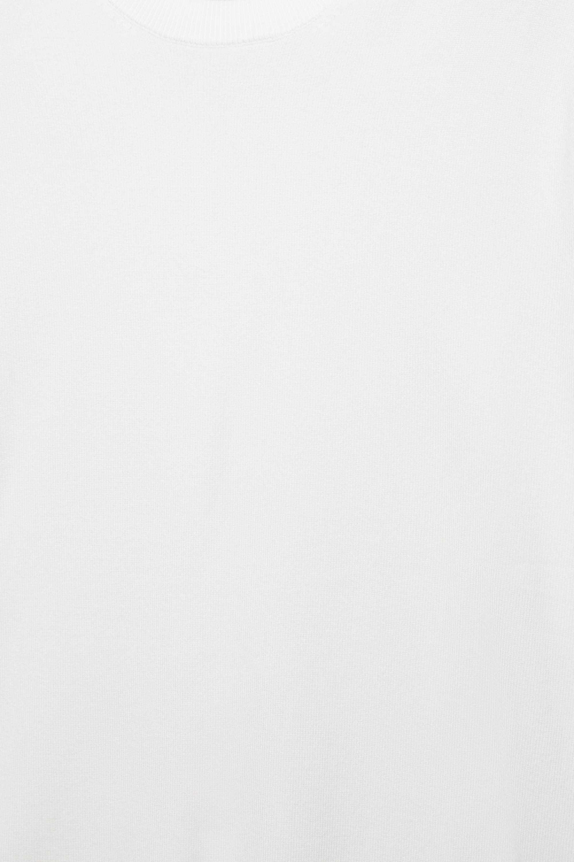 Short sleeve jumper — Off white