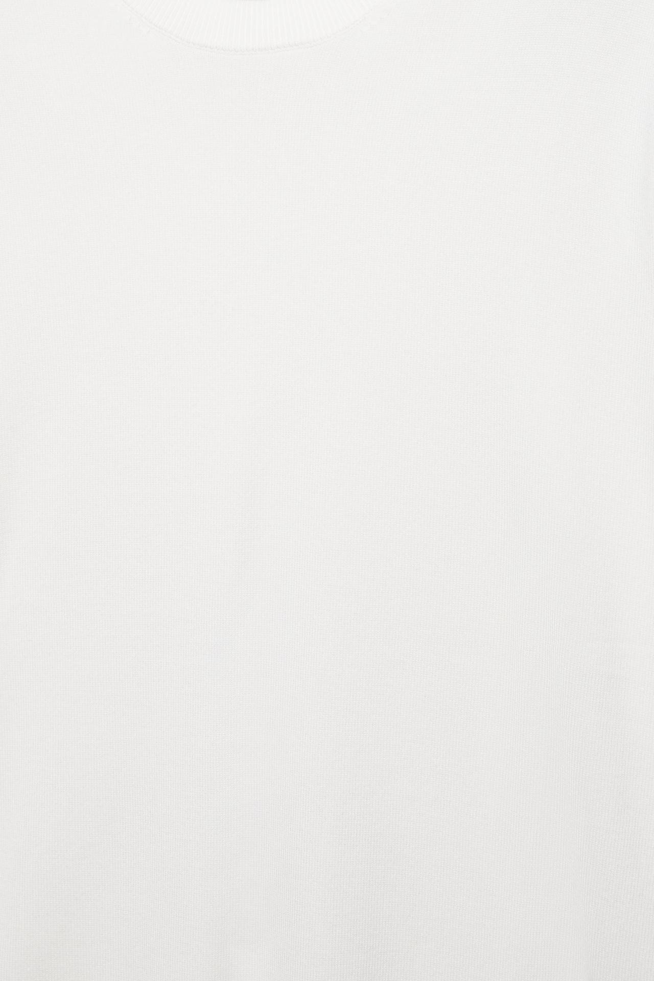 Short sleeve jumper — Off white