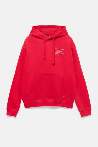 A Coruña graphic hoodie — Red 3