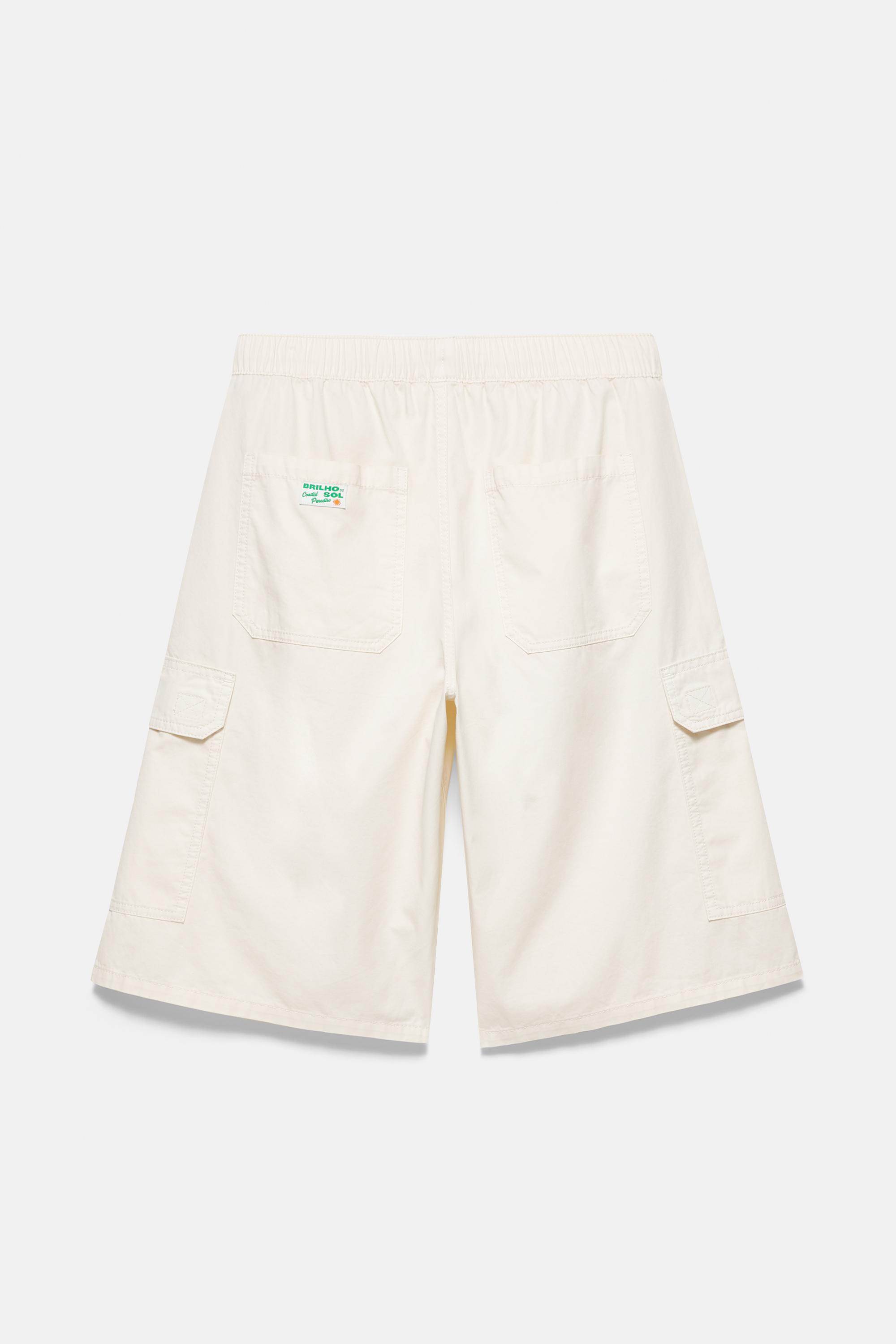 Cargo Bermuda shorts — Beige
