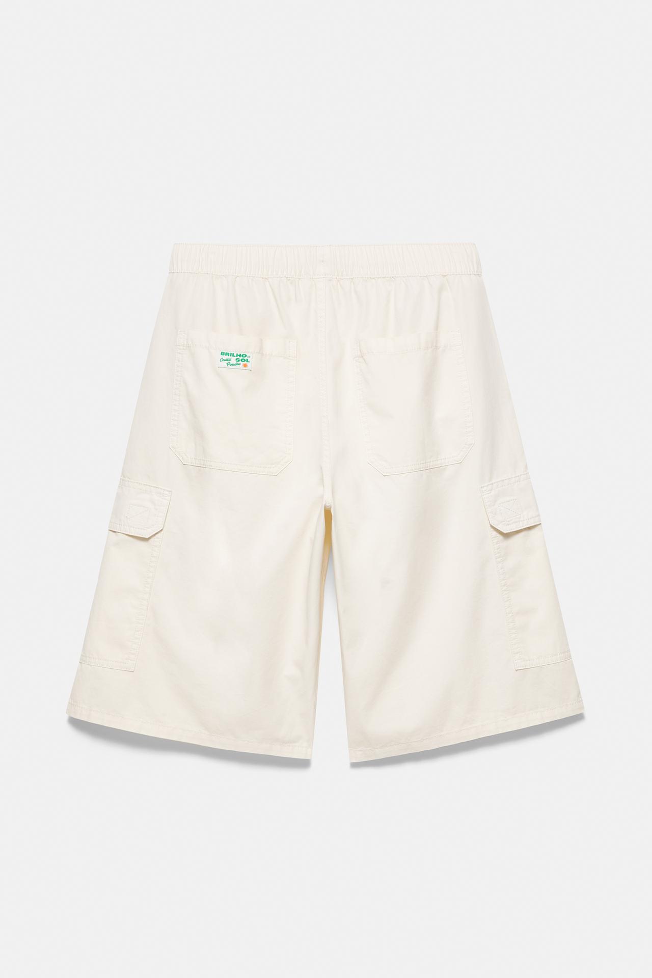 Cargo Bermuda shorts — Beige