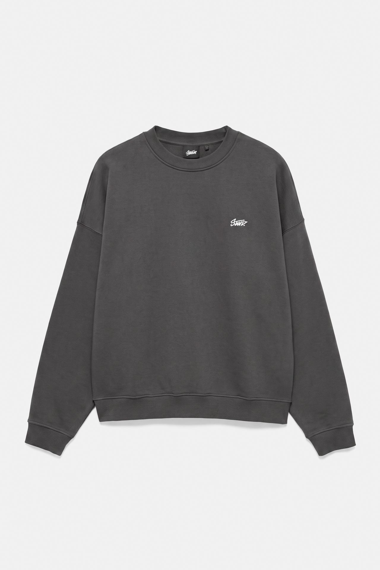 STWD boxy sweatshirt — Anthracite grey