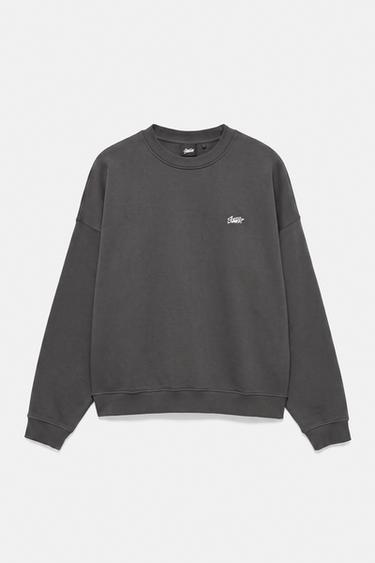 STWD boxy sweatshirt — Anthracite grey 6