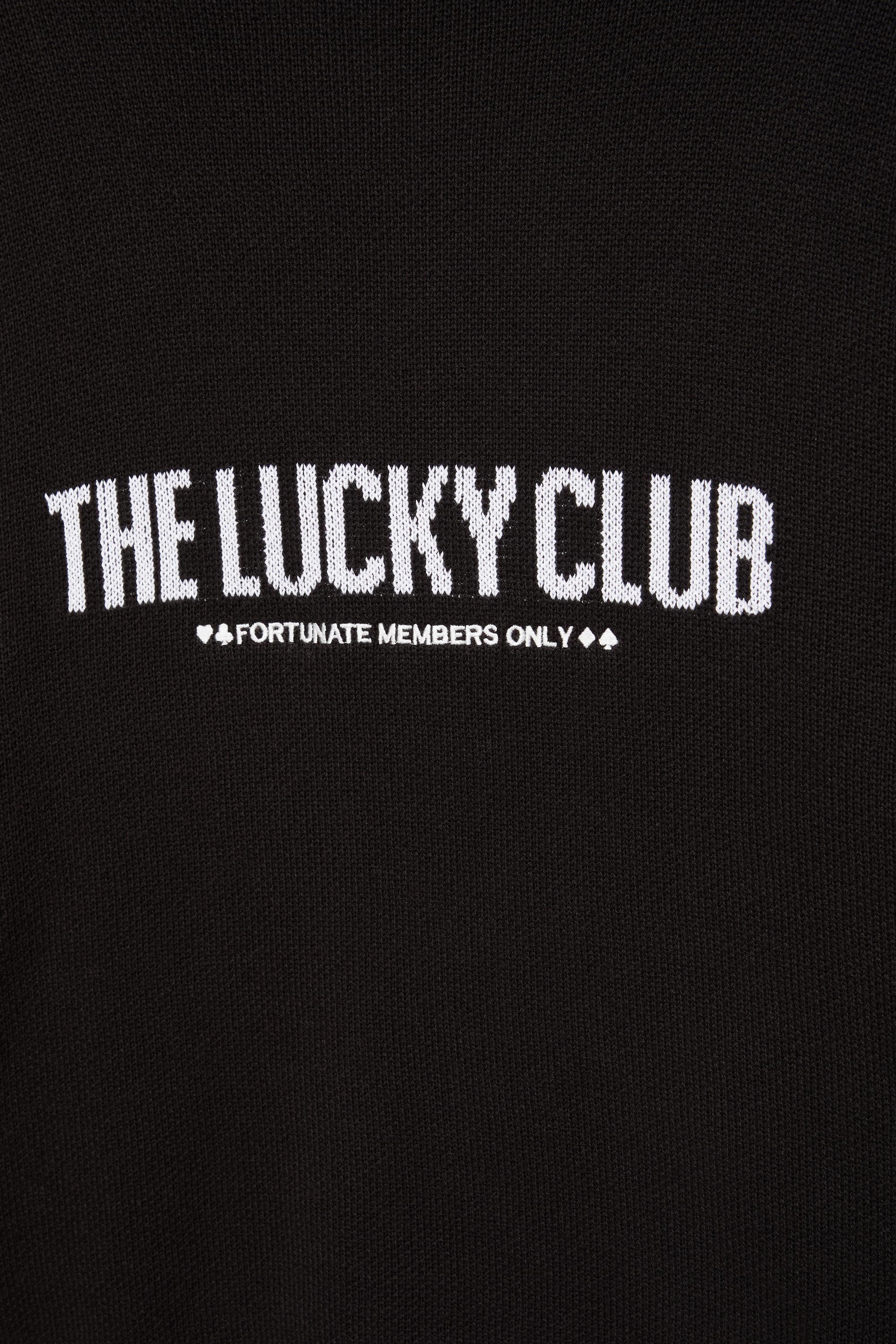 STWD graphic jumper — Black