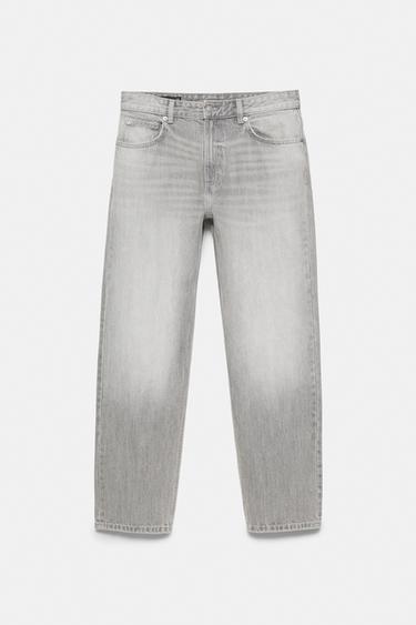 Straight-leg jeans — Dark grey 7