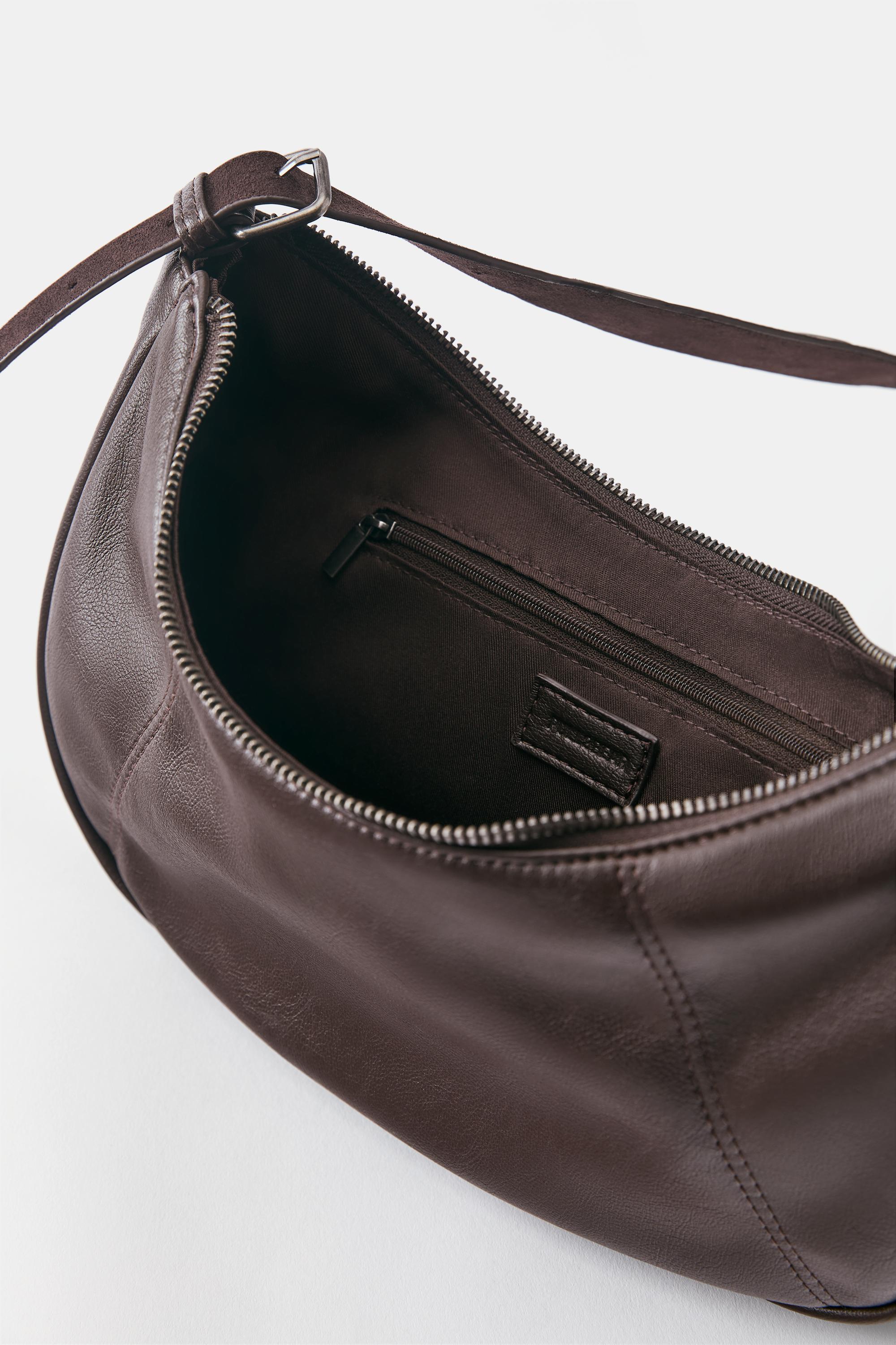Studded crossbody bag — Brown