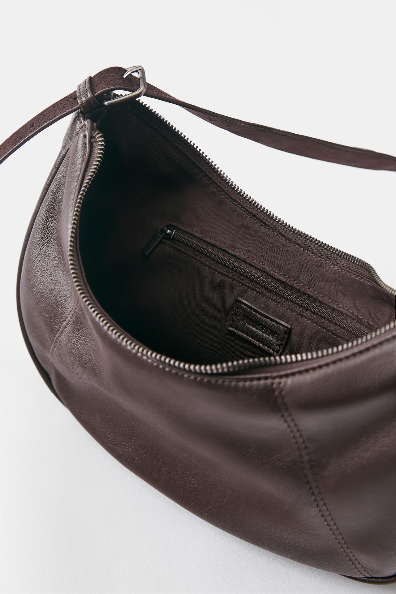 Studded crossbody bag — Brown
