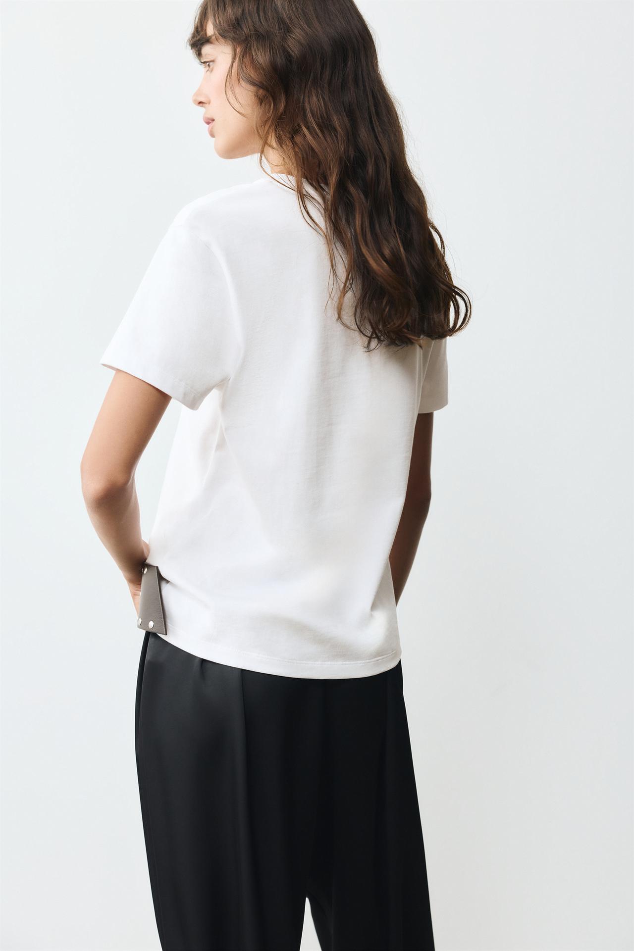 Short sleeve T-shirt 100% cotton — White
