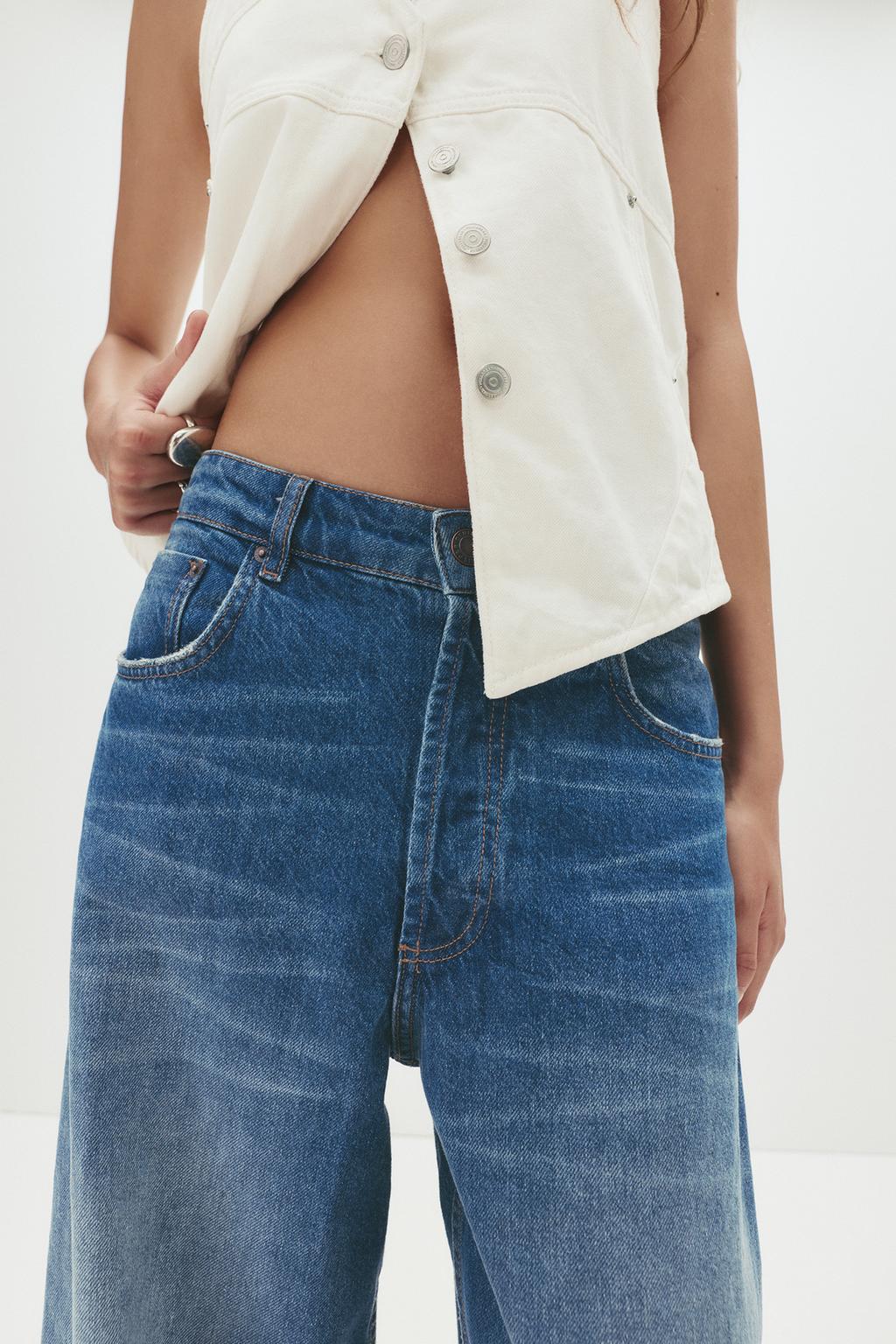 Jeans baggy dengan detail kelim PULL&BEAR - Main Image