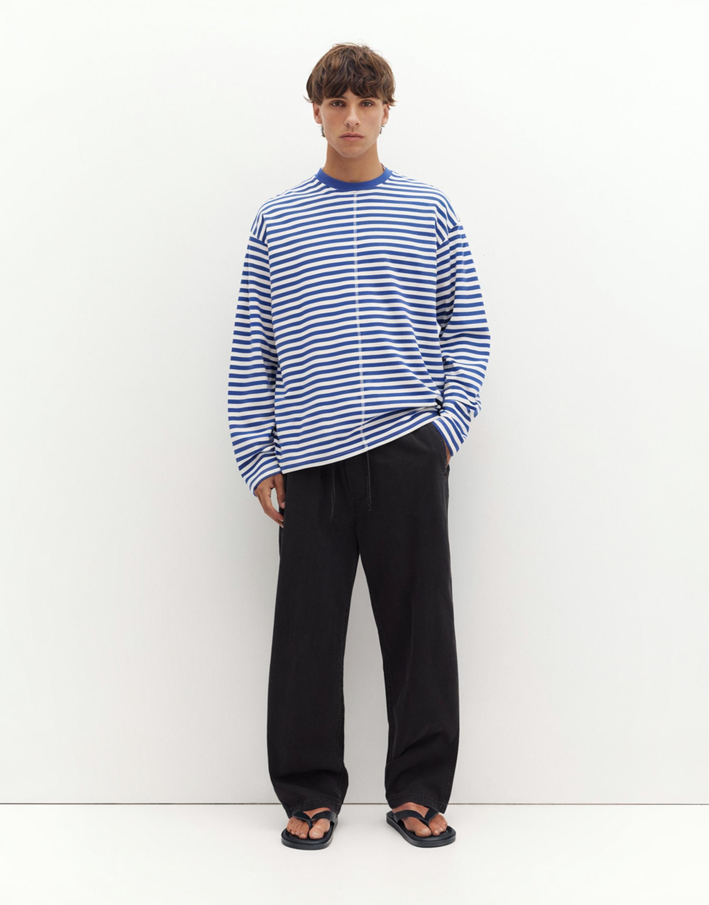 Denim joggers — Faded black