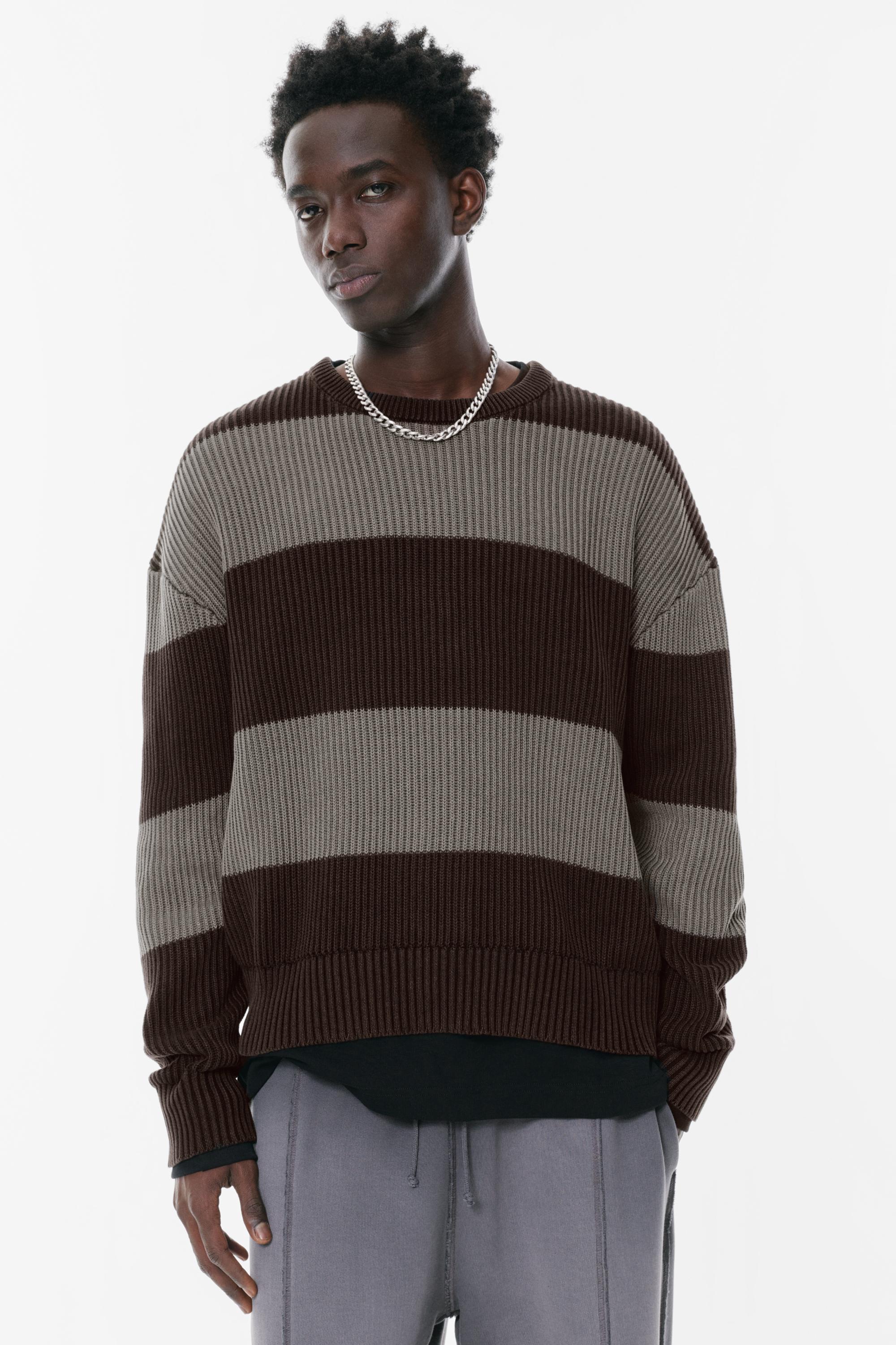 Strickpullover Mit Säurewaschung