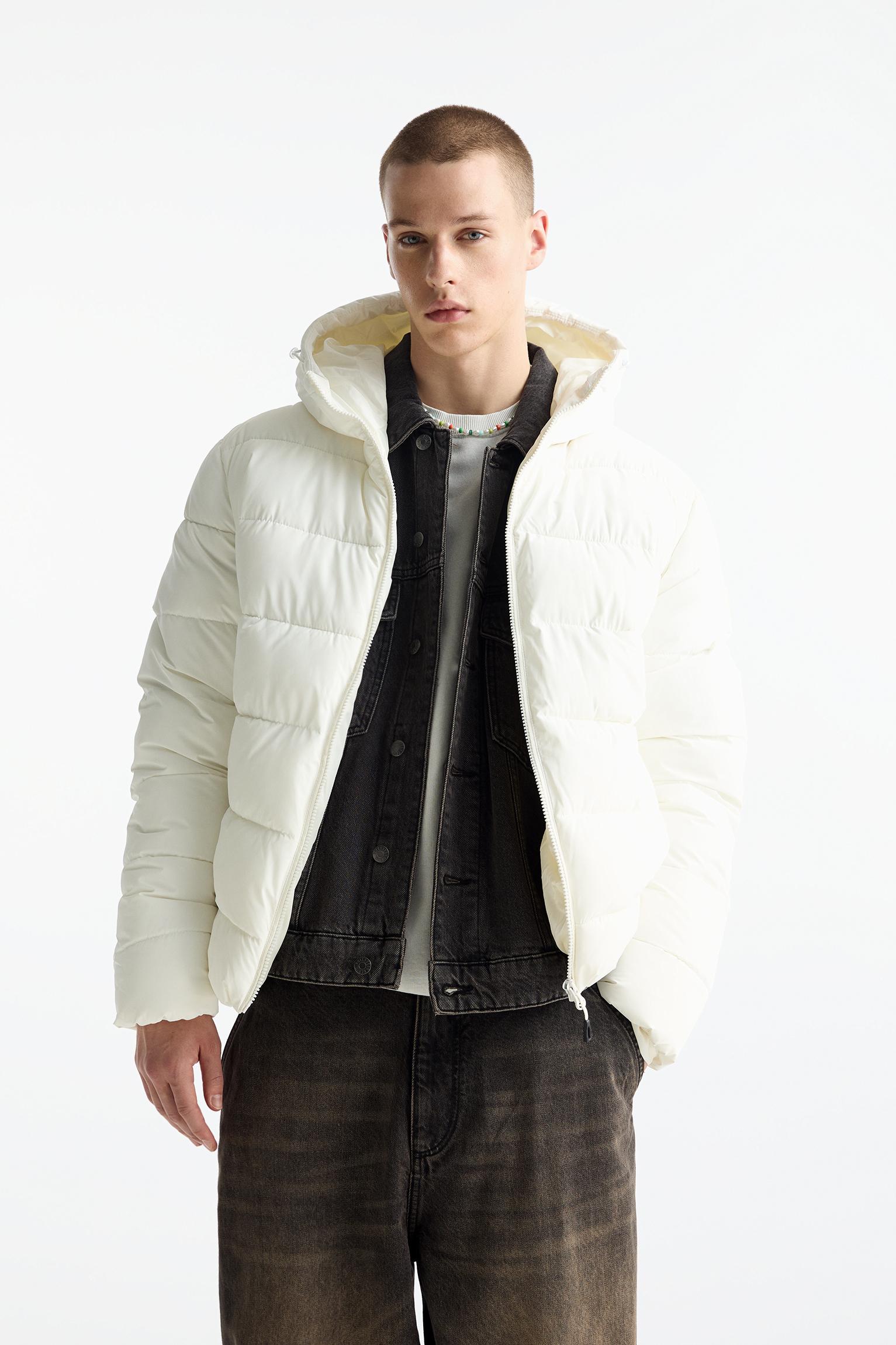 Jacket pull and bear homme sale