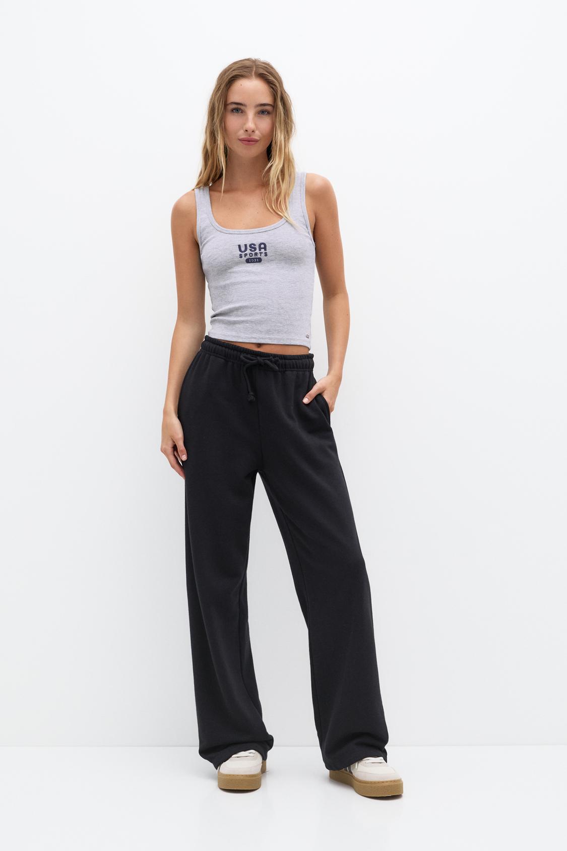 Tanktop mit Stickerei USA - PULL&BEAR 