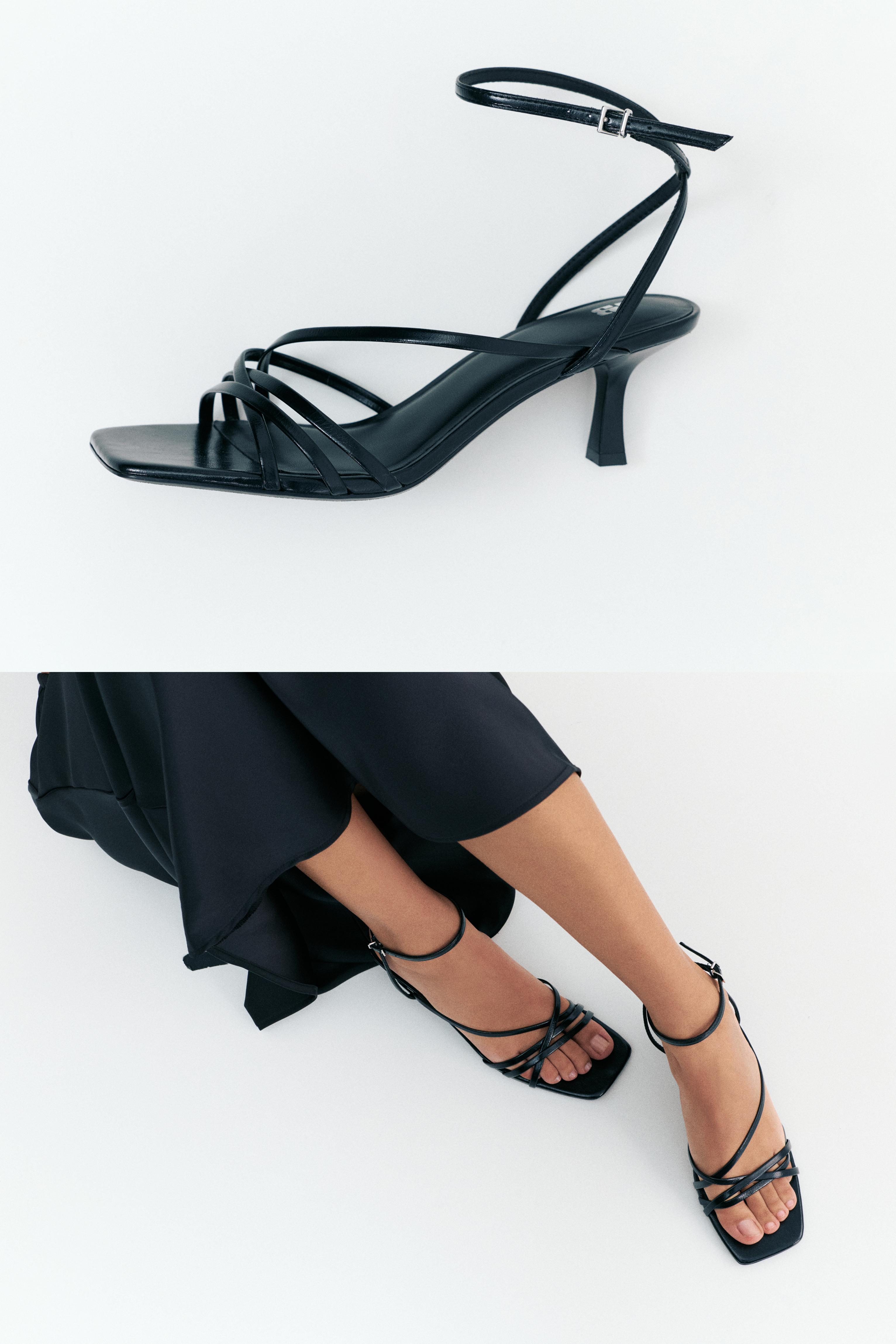 Bantlı topuklu sandalet - Görsel 76