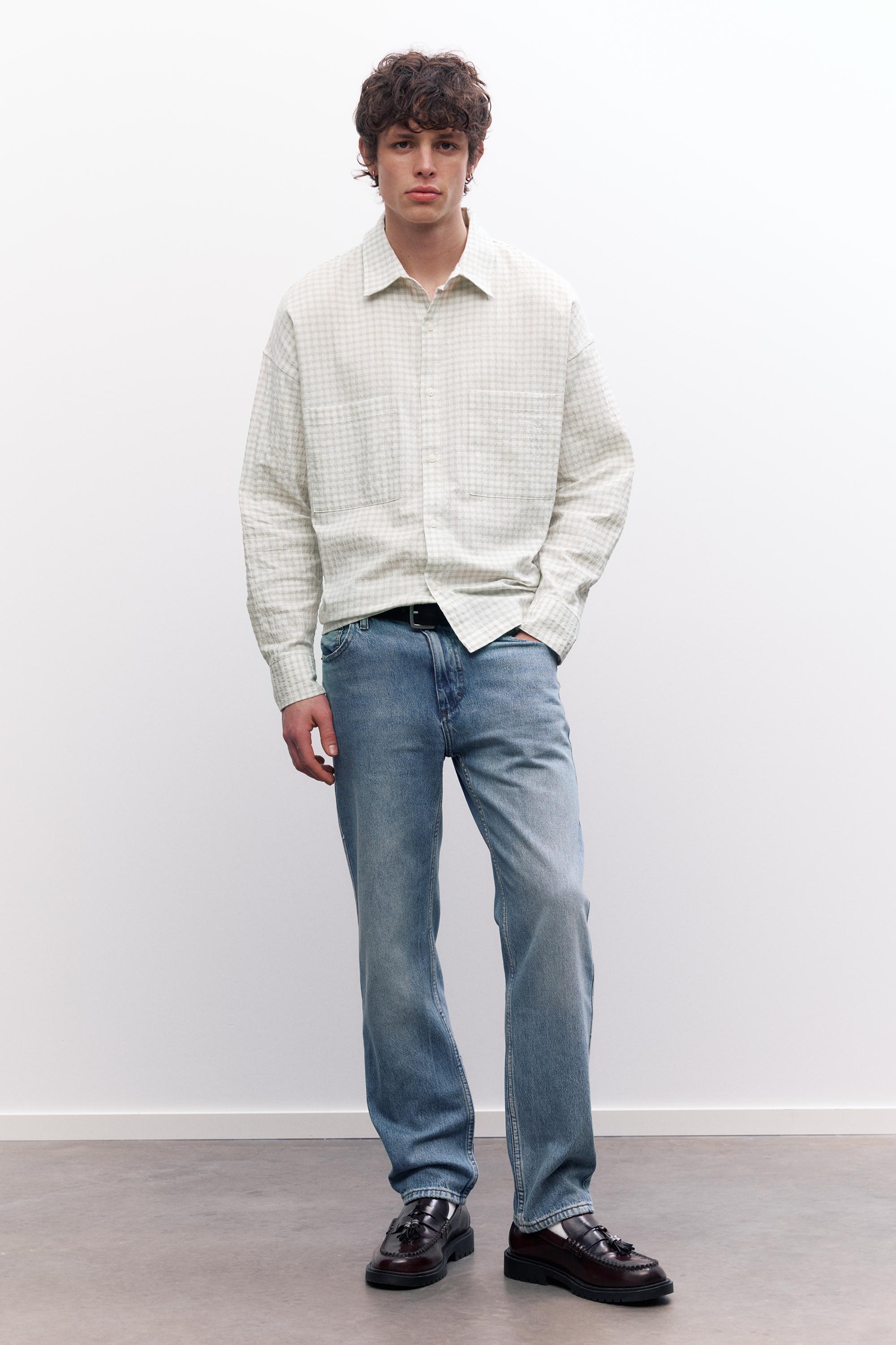 Cepli uzun kollu gömlek - Görsel 11